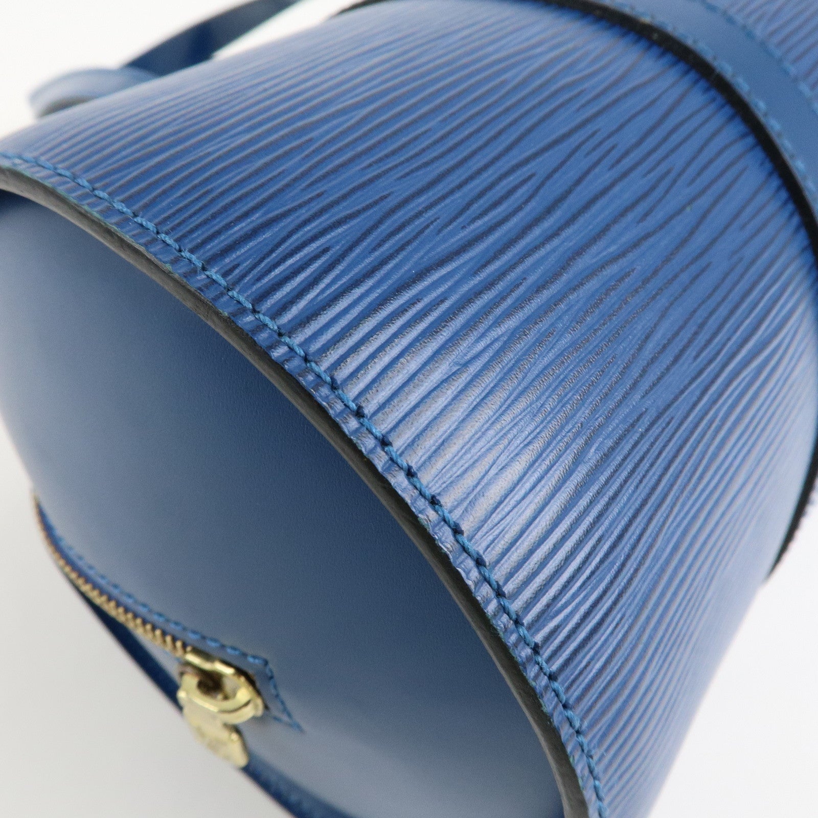 Louis Vuitton Epi Soufflot Shoulder Bag Hand Bag Blue M52225 Used
