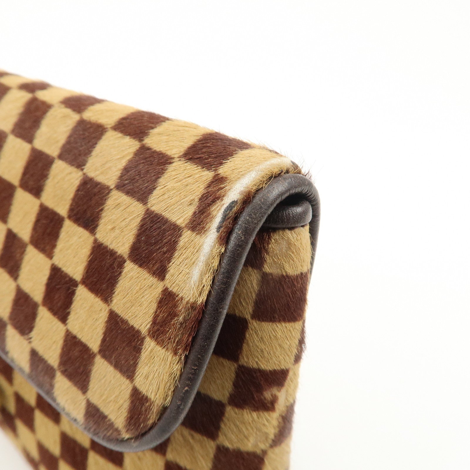 Louis Vuitton Damier Sauvage Gazelle Beige Shoulder Bag M92130 Used