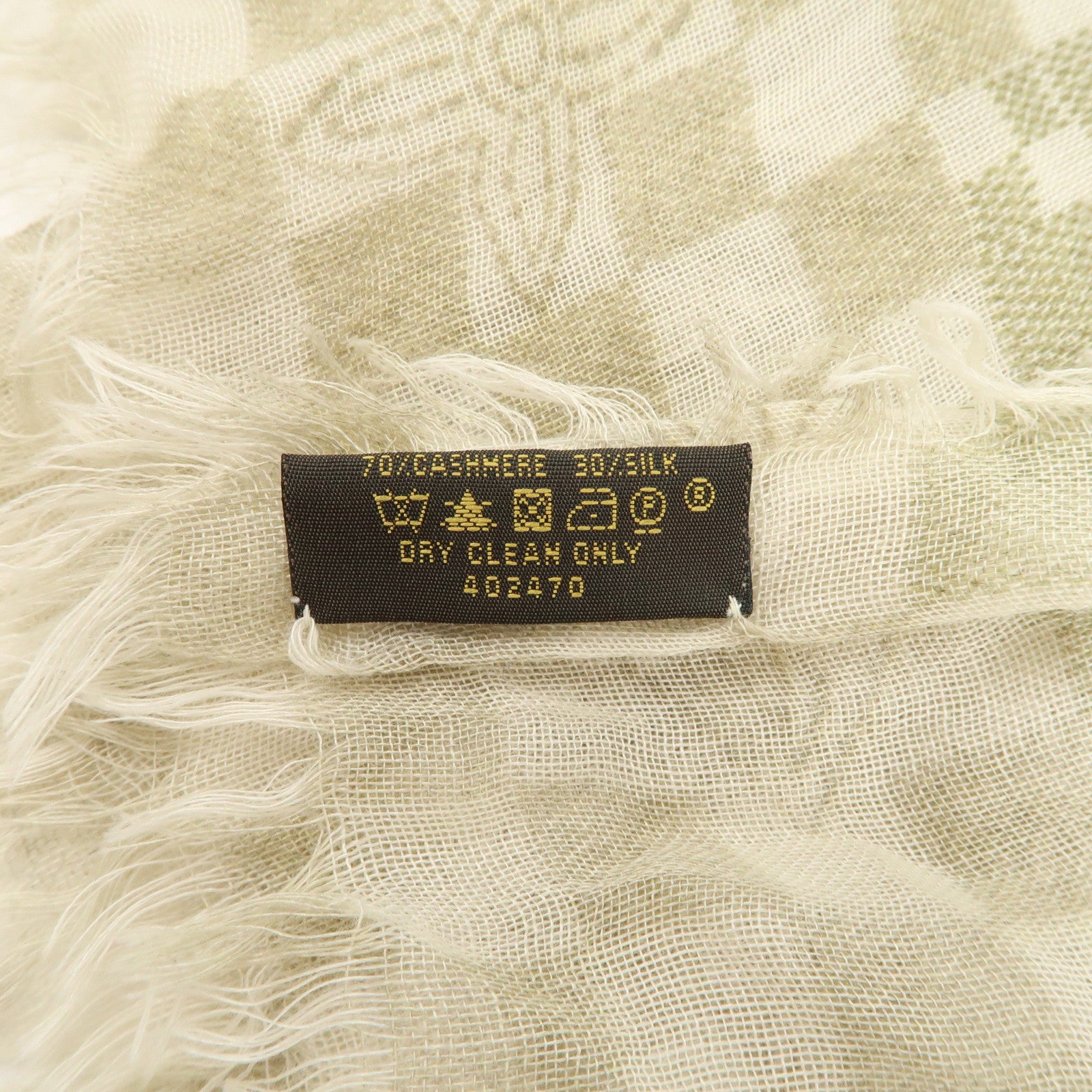 Louis Vuitton Damier Azur Etole Alize Shawl Scarf M72578 Used