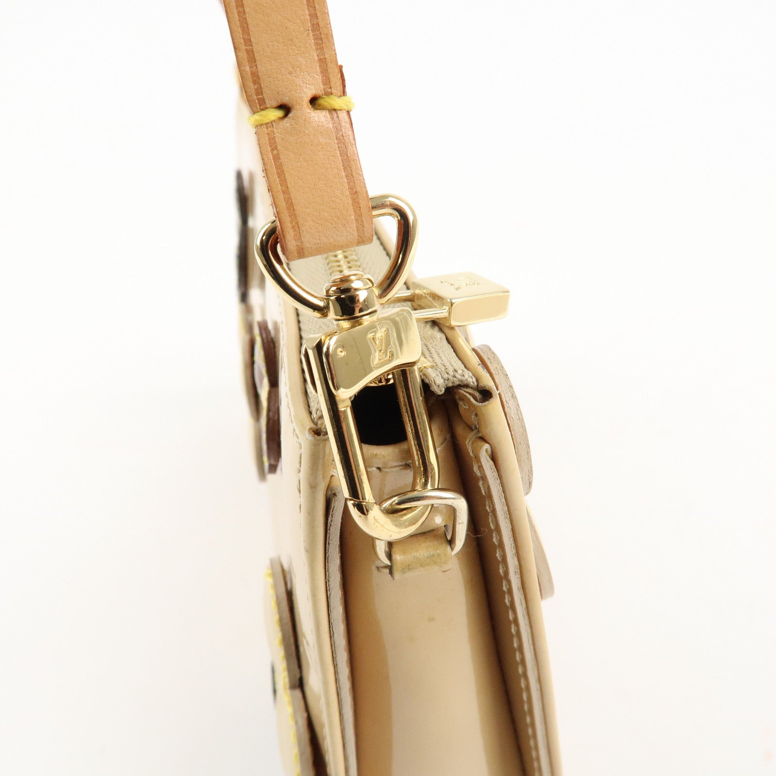 Louis Vuitton Monogram Vernis Flower Lexington Hand Bag M92246 Used