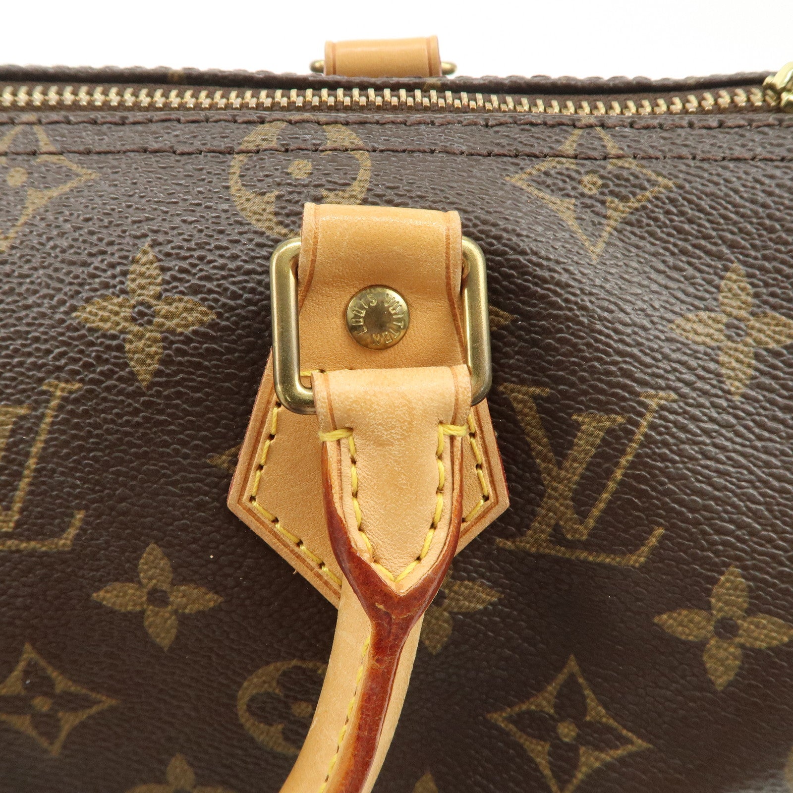 Louis Vuitton Monogram Speedy 25 Hand Bag Boston Bag M41528 Used
