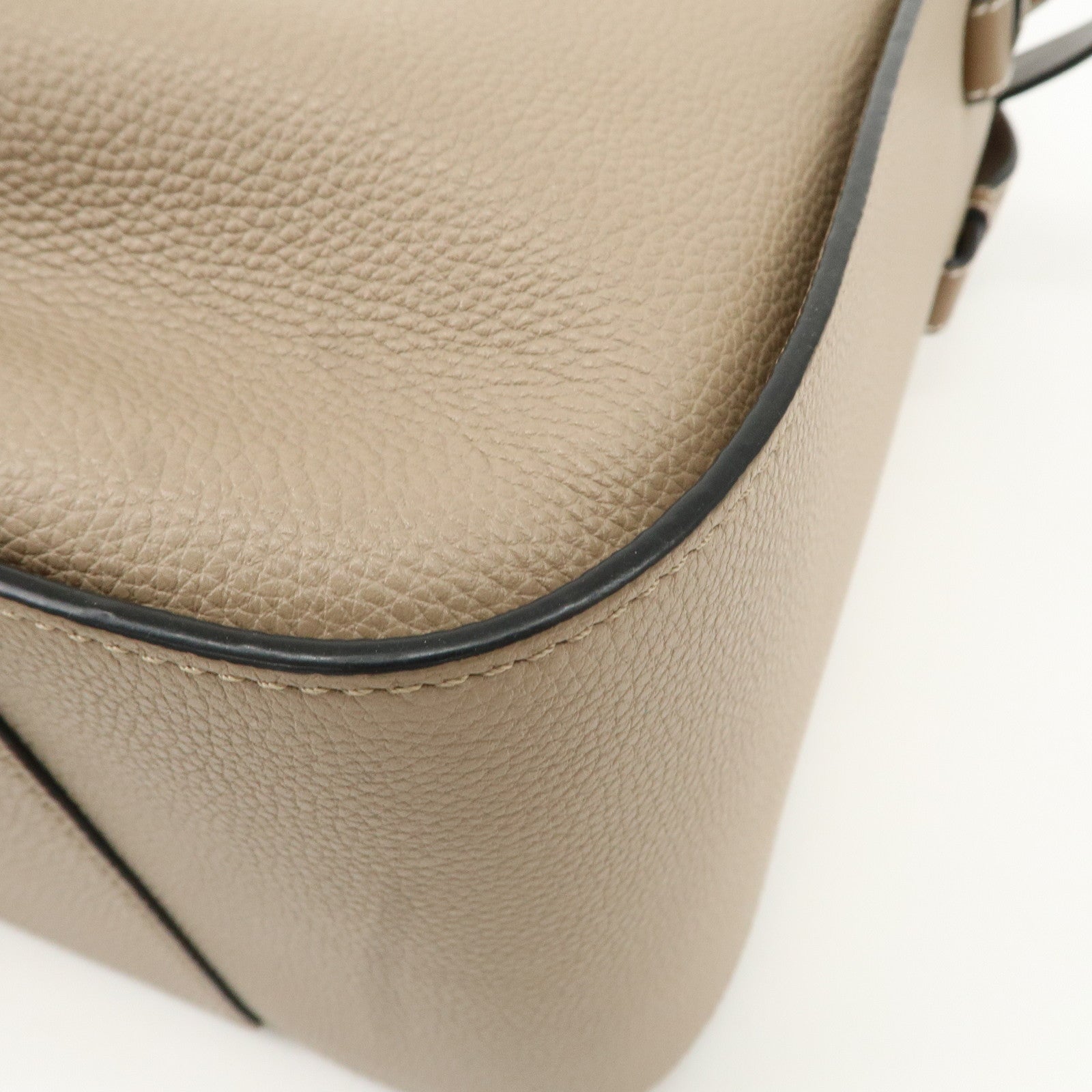 LOEWE Leather Hammock Small Shoudler Bag Beige 314.12BZ95 Used