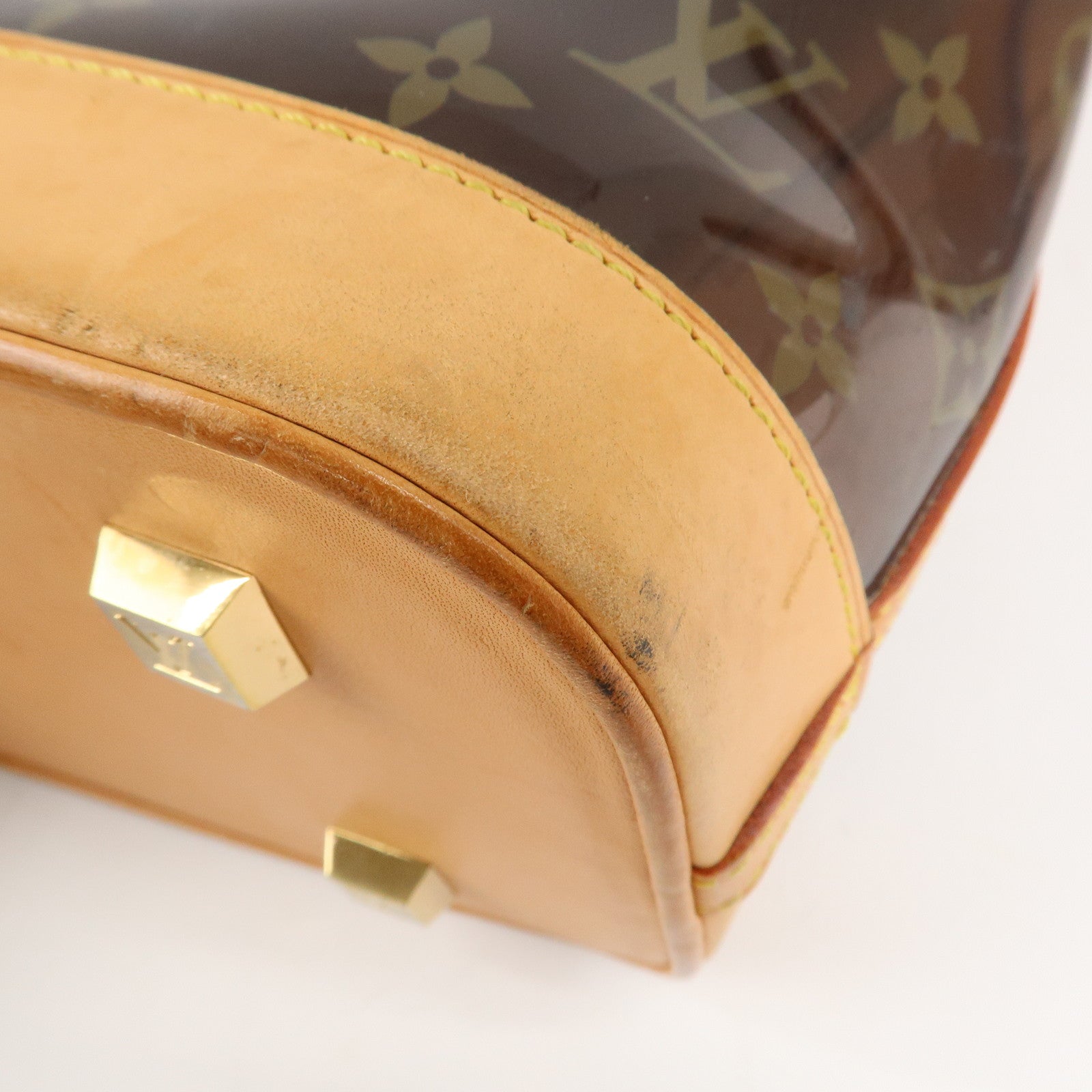 Louis Vuitton Monogram Vinyl Cabas Ambre MM Tote Bag M92501 Used