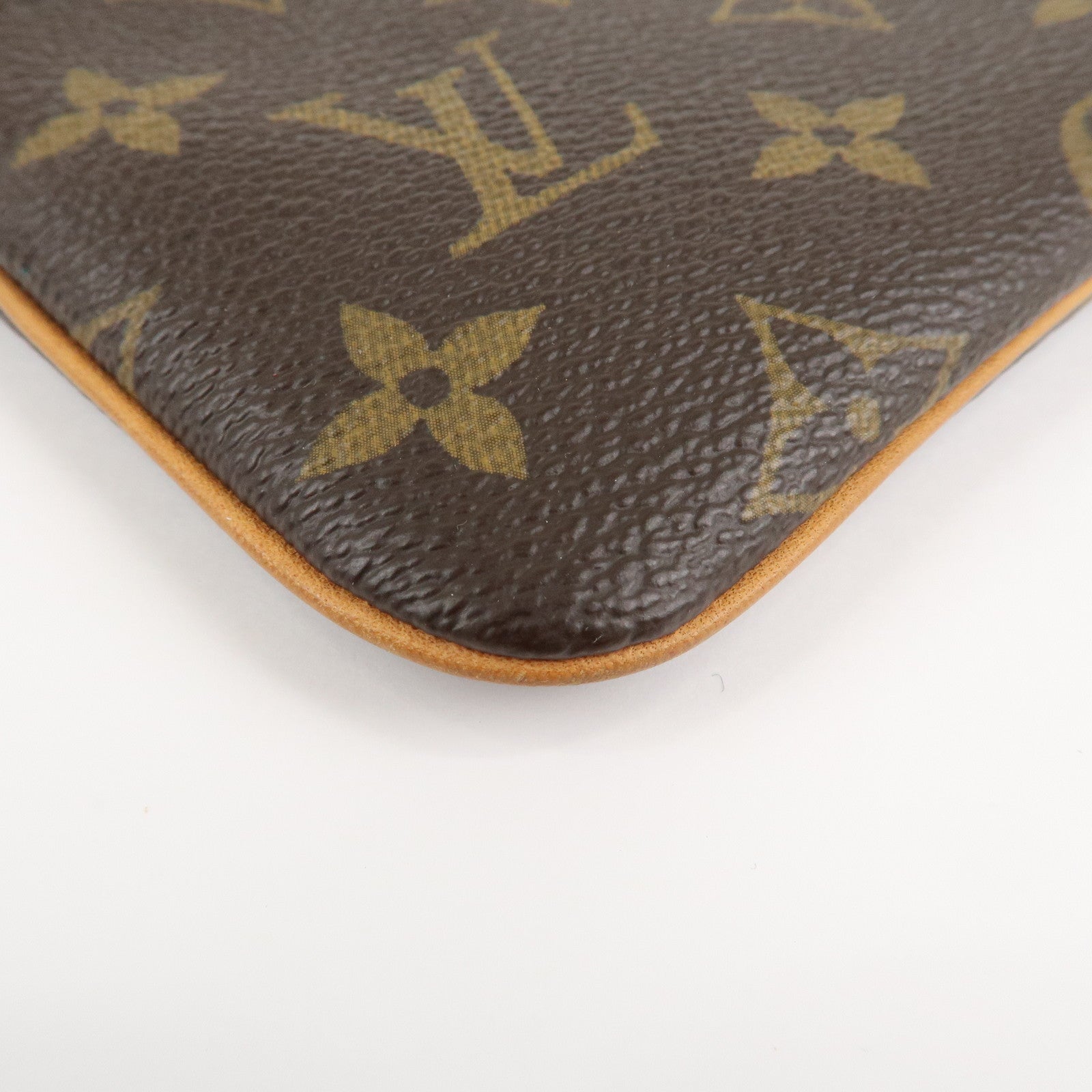 Louis Vuitton Monogram Pochette Milla PM Mini Pouch M60095 Used