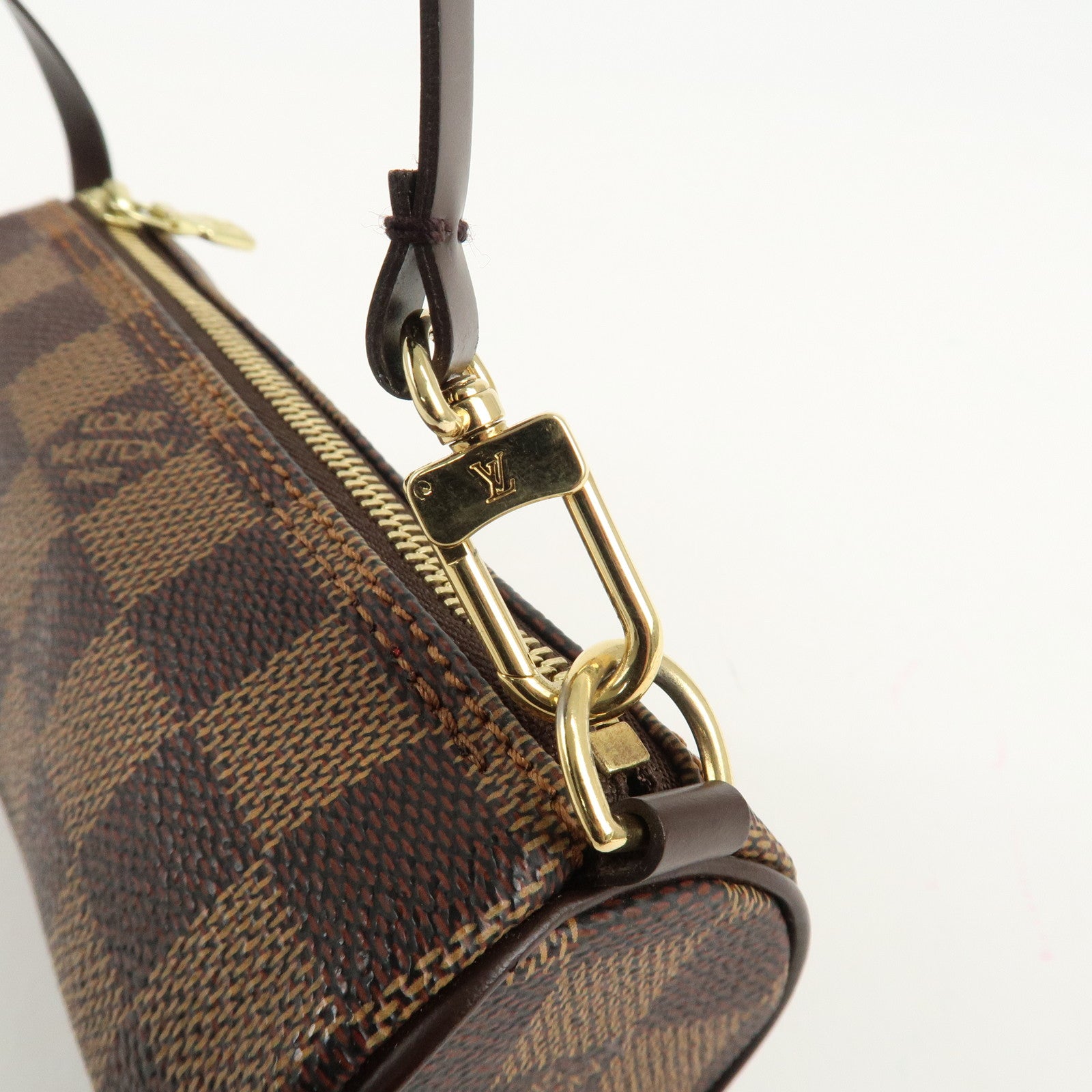 Louis Vuitton Damier Pouch for Papillon Mini Bag Damier Ebene Used