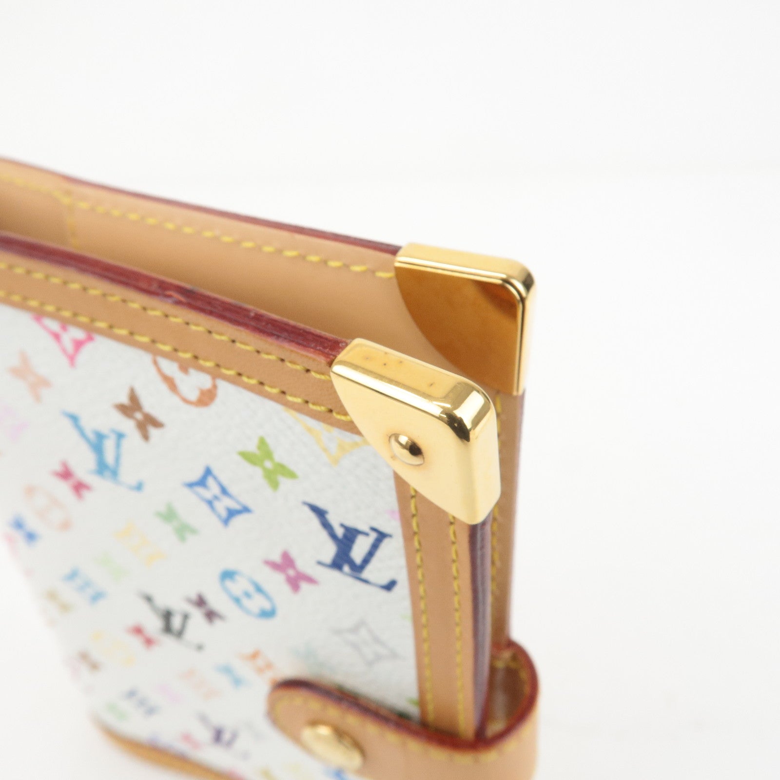 Louis Vuitton Monogram Multi Color Agenda PM Planner Cover R20896 Used