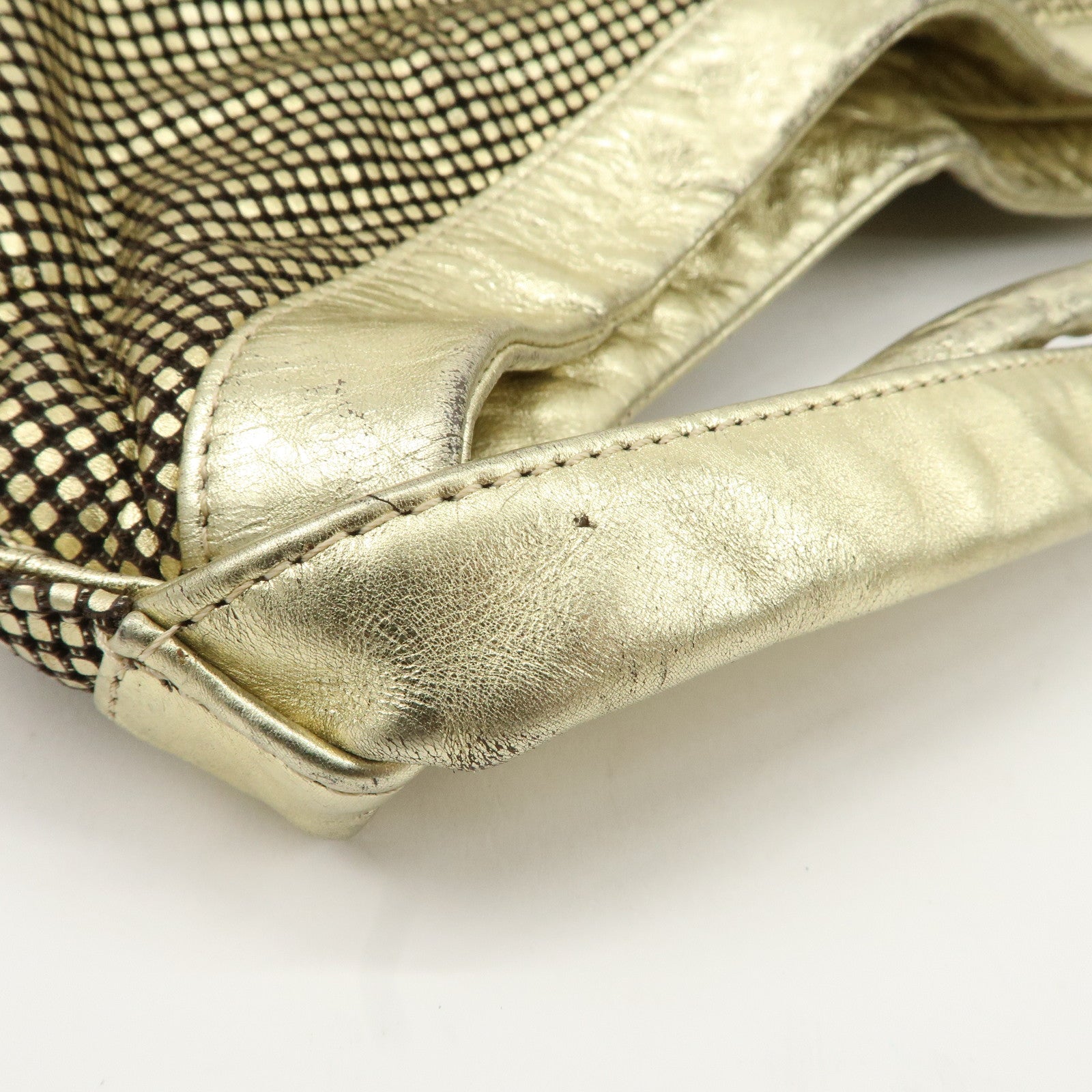 CHANEL COCO Mark Leather Big Gradation Shoulder Bag Used