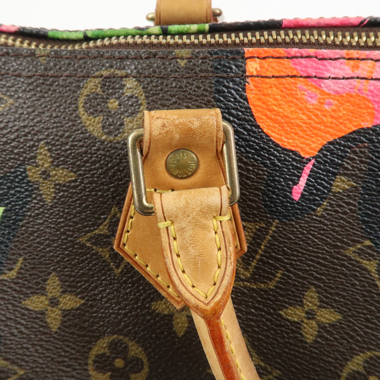 Louis Vuitton Monogram Rose Speedy 30 Hand Bag Boston Bag M48610 Used