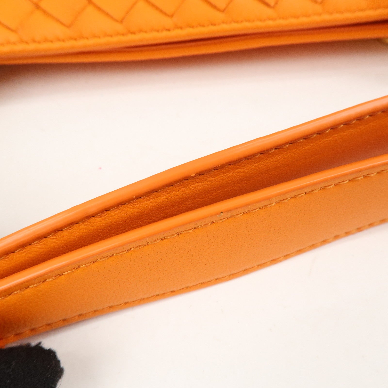 BOTTEGA VENTA Intrecciato Leather Shoulder Bag Hand Bag 428052 Used