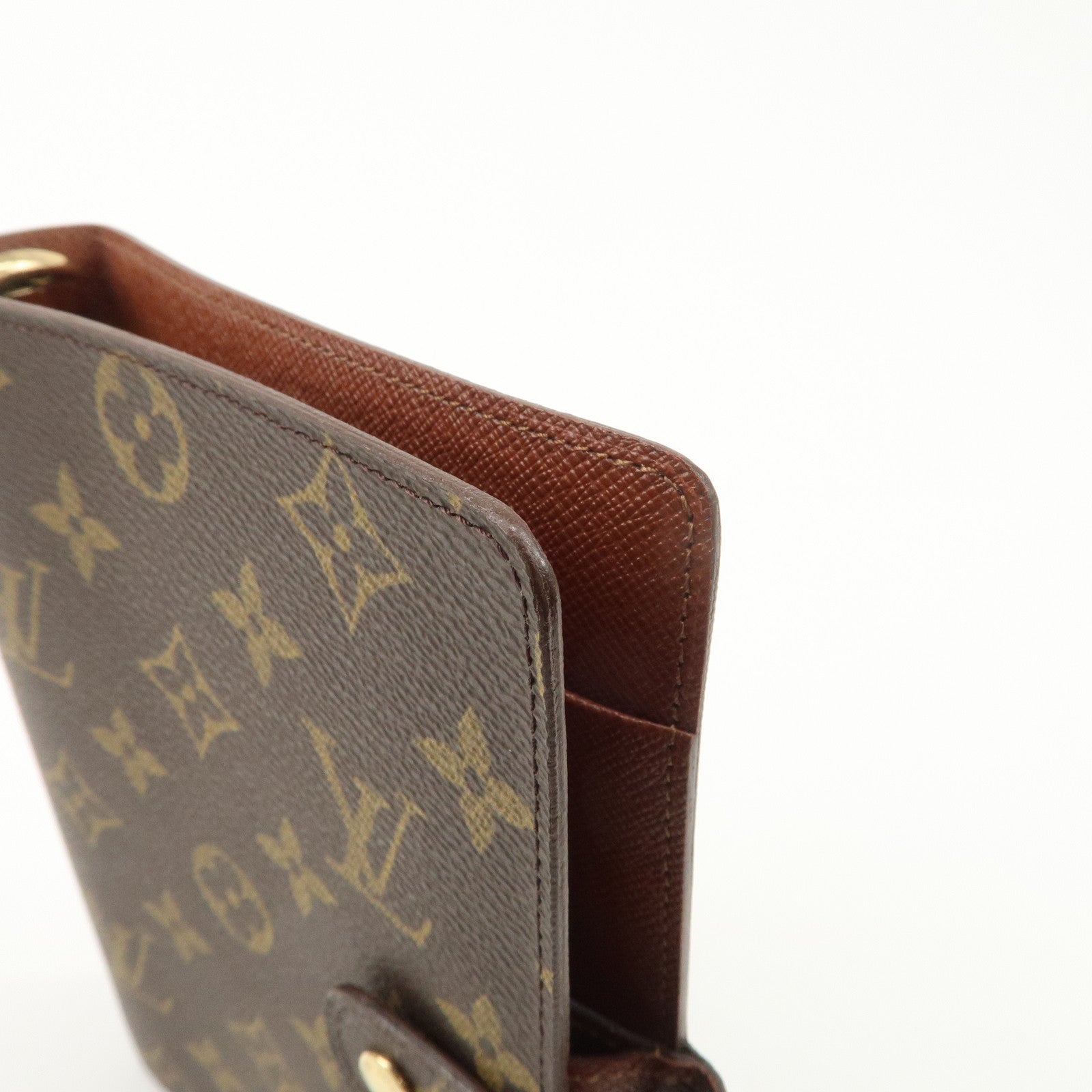 Louis Vuitton Monogram Agenda MM Planner Cover R20105 Used
