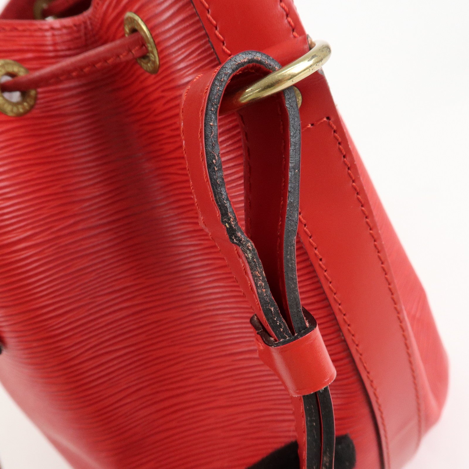 Louis Vuitton Epi Petit Noe Shoulder Bag Castilian Red M44107 Used