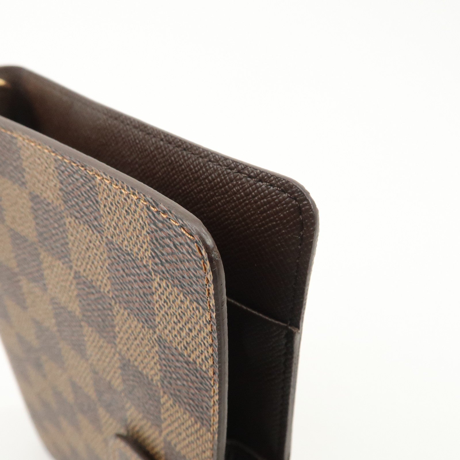 Louis Vuitton Damier Agenda MM Planner Cover Brown R20240 Used