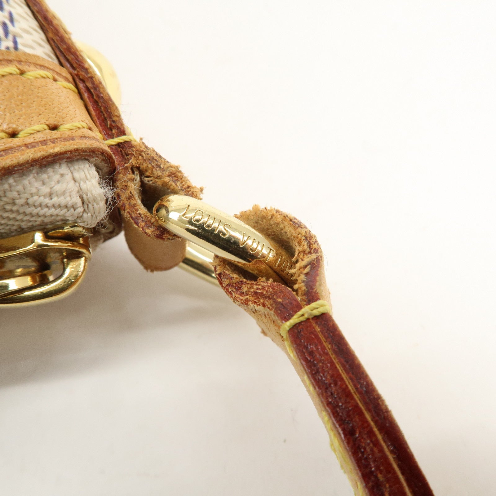 Louis Vuitton Damier Azur Siracusa MM Shoulder Bag N41112 Used