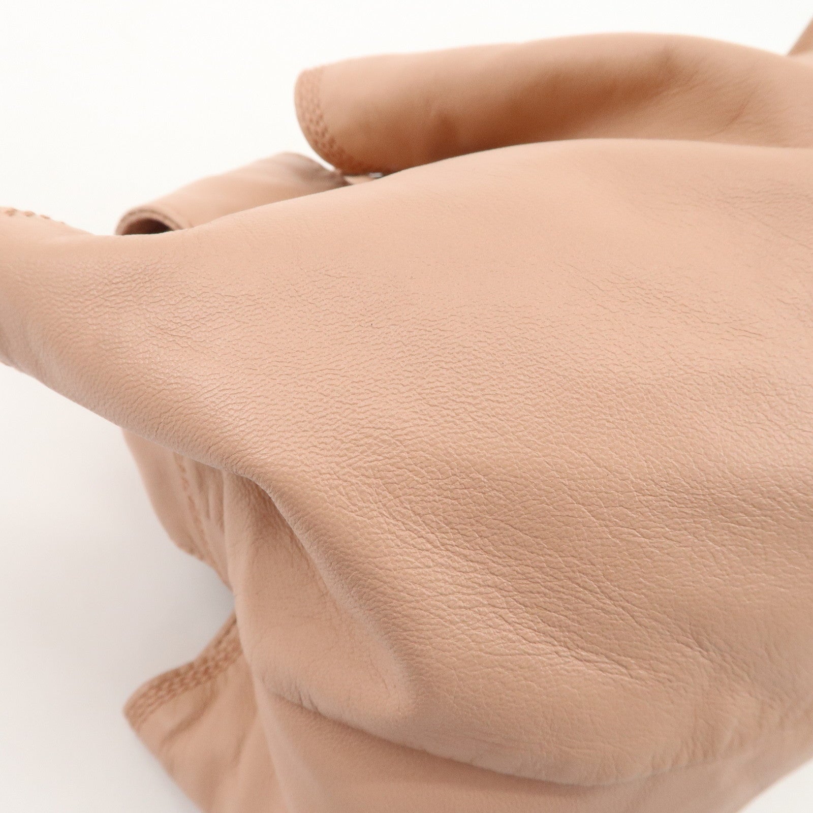 LOEWE Anagram Leather Nappa Aire Hand Bag Pink Used