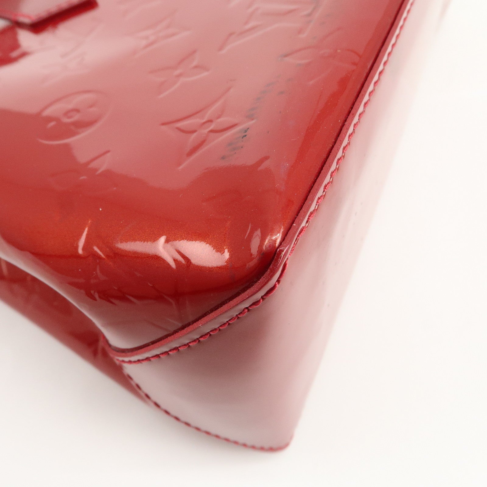 Louis Vuitton Monogram Vernis Wilshire PM Pomme d'Amour M93642 Used