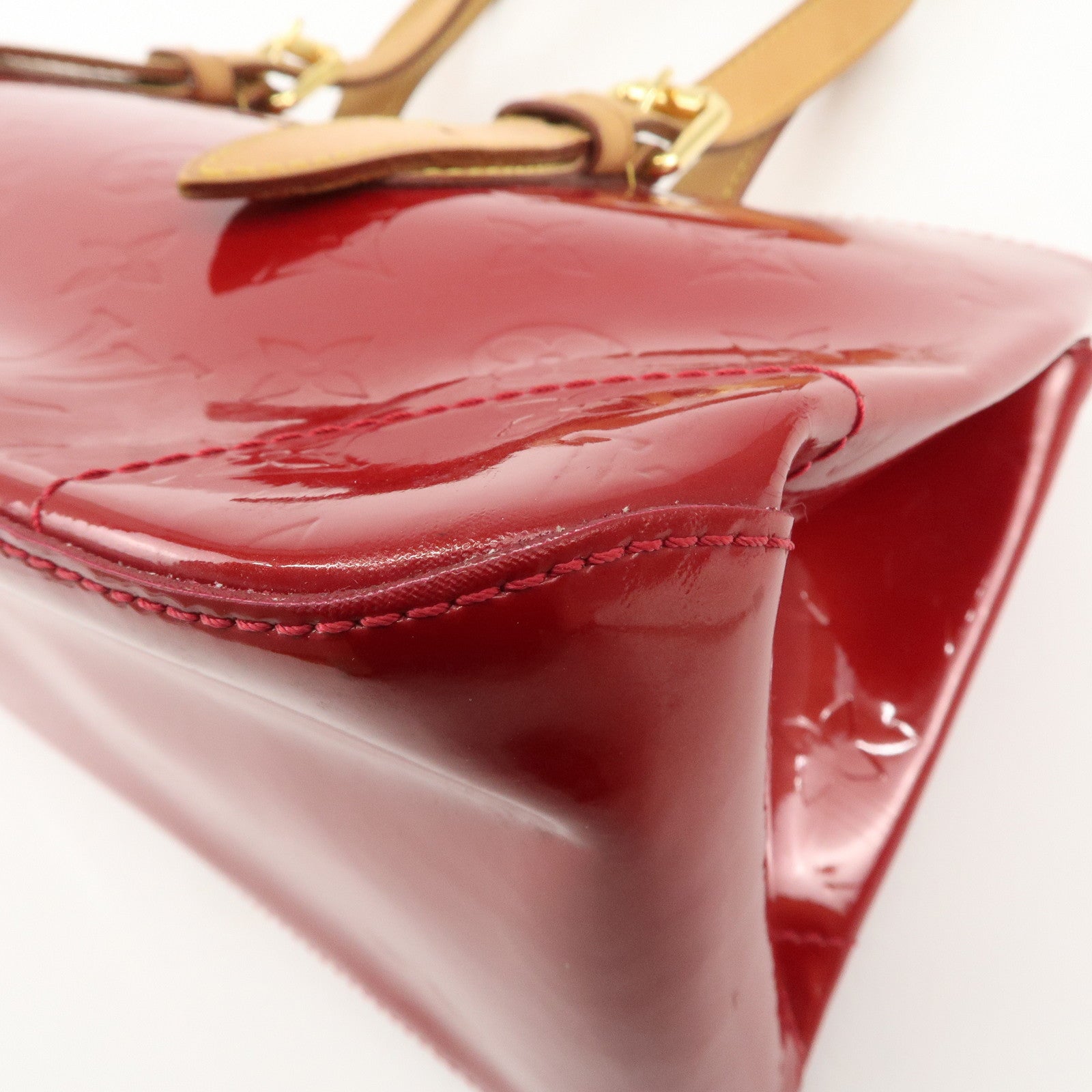 Louis Vuitton Vernis Rosewood Avenue Hand Bag Pomme D'Amour M93507 Used