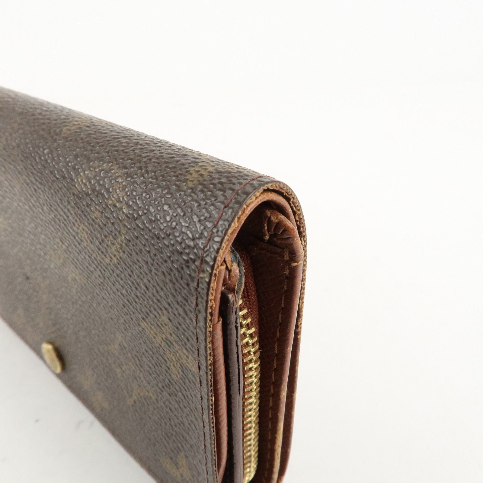 Louis Vuitton Monogram Set of 3 Wallet Brown M61730 M61215 Used