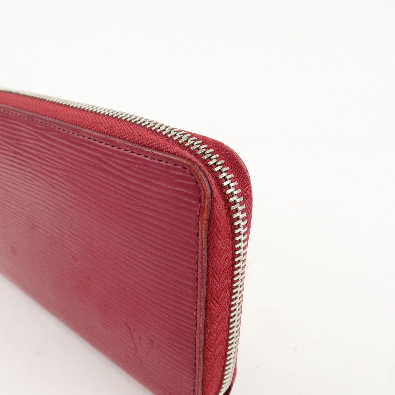 Louis Vuitton Epi Zippy Wallet Zip Around Wallet Fuchsia M60305 Used