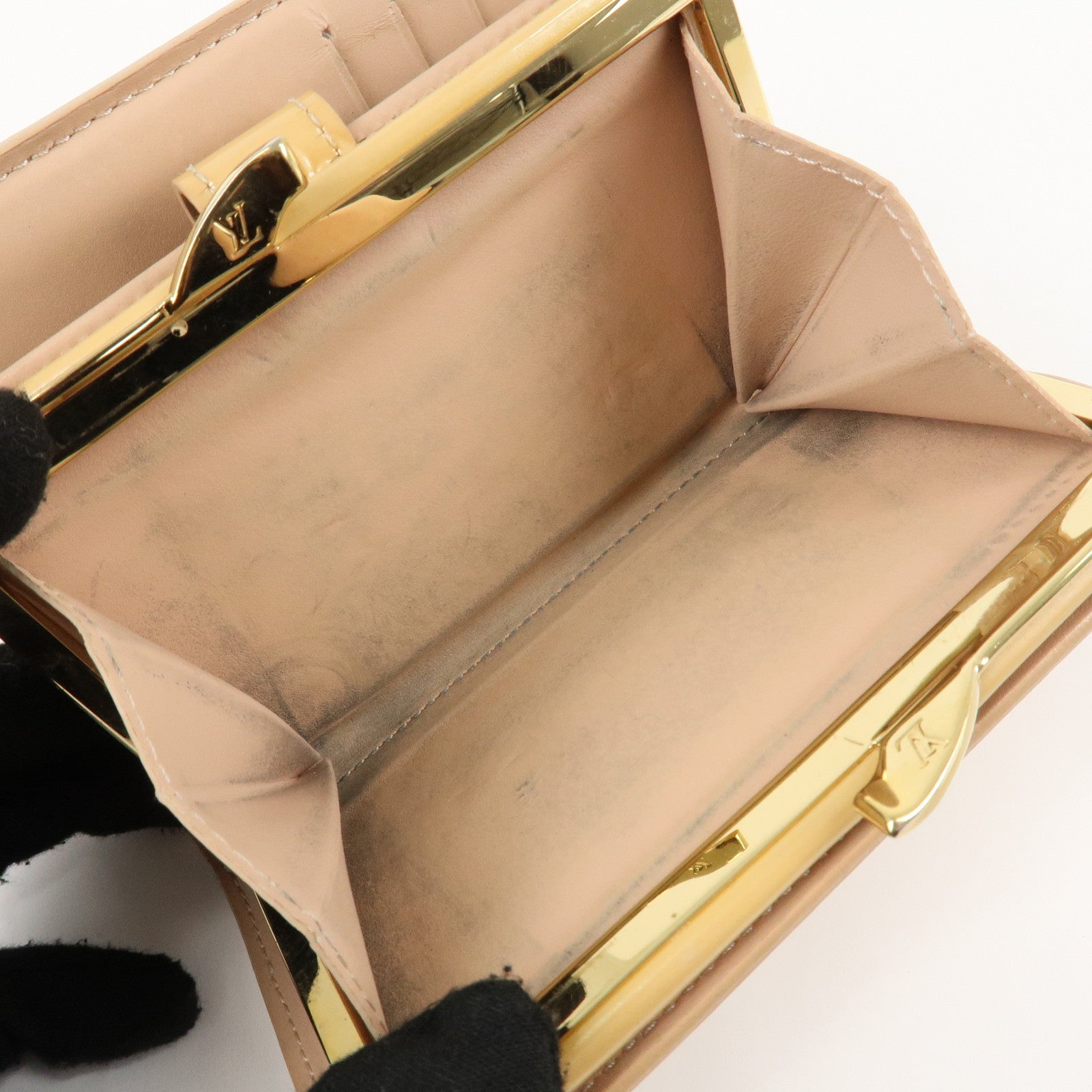Louis Vuitton Monogram Set of 2 Portefeuille Wallet M91525 M91765 Used