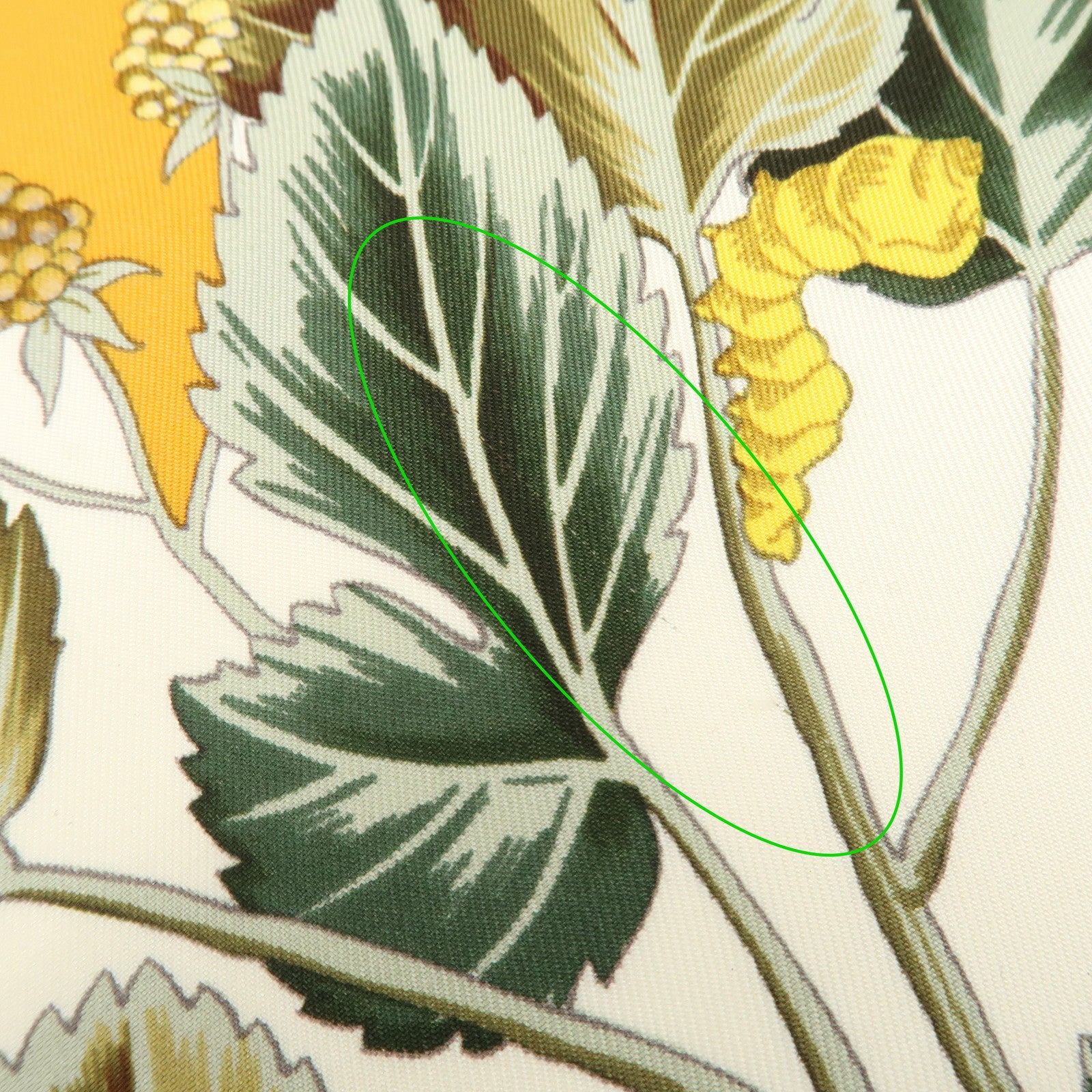 HERMES Carre 90 Silk 100% Scarf l'ARBRE de SOiE Orange Green Used