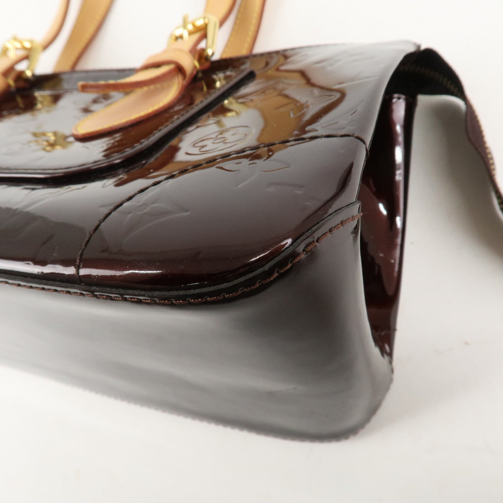 Louis Vuitton Monogram Vernis Rosewood Avenue Hand Bag M93510 Used