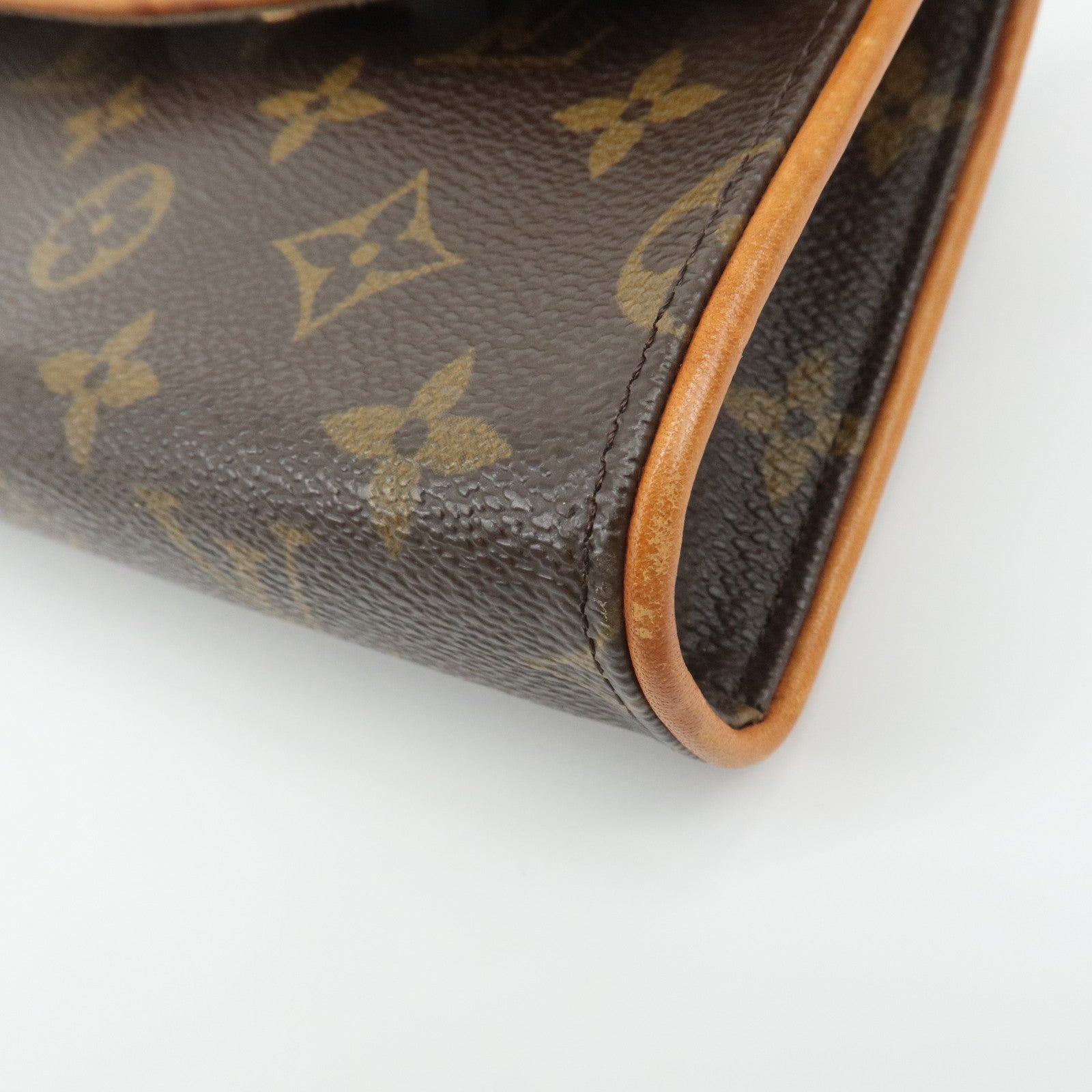 Louis Vuitton Monogram Pochette Florentine Waist Bag Belt M M51855 Used