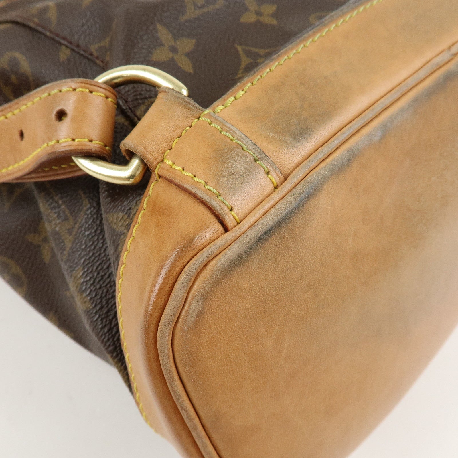 Louis Vuitton Monogram Montsouris MM Back Pack Bag M51136 Used