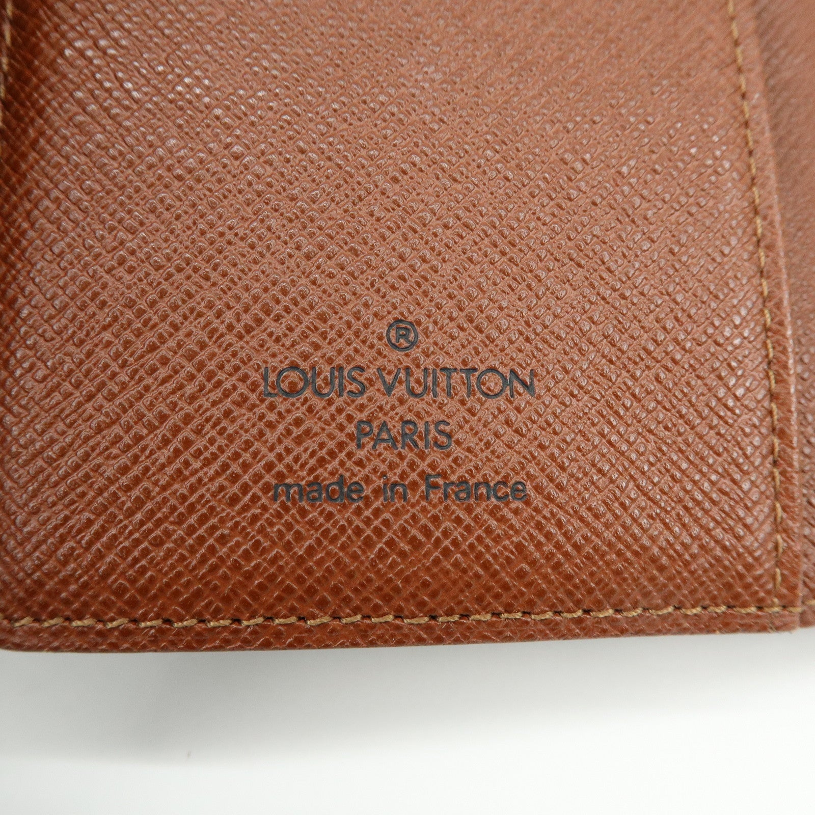 Louis Vuitton Monogram Agenda PM Planner Cover Brown R20005