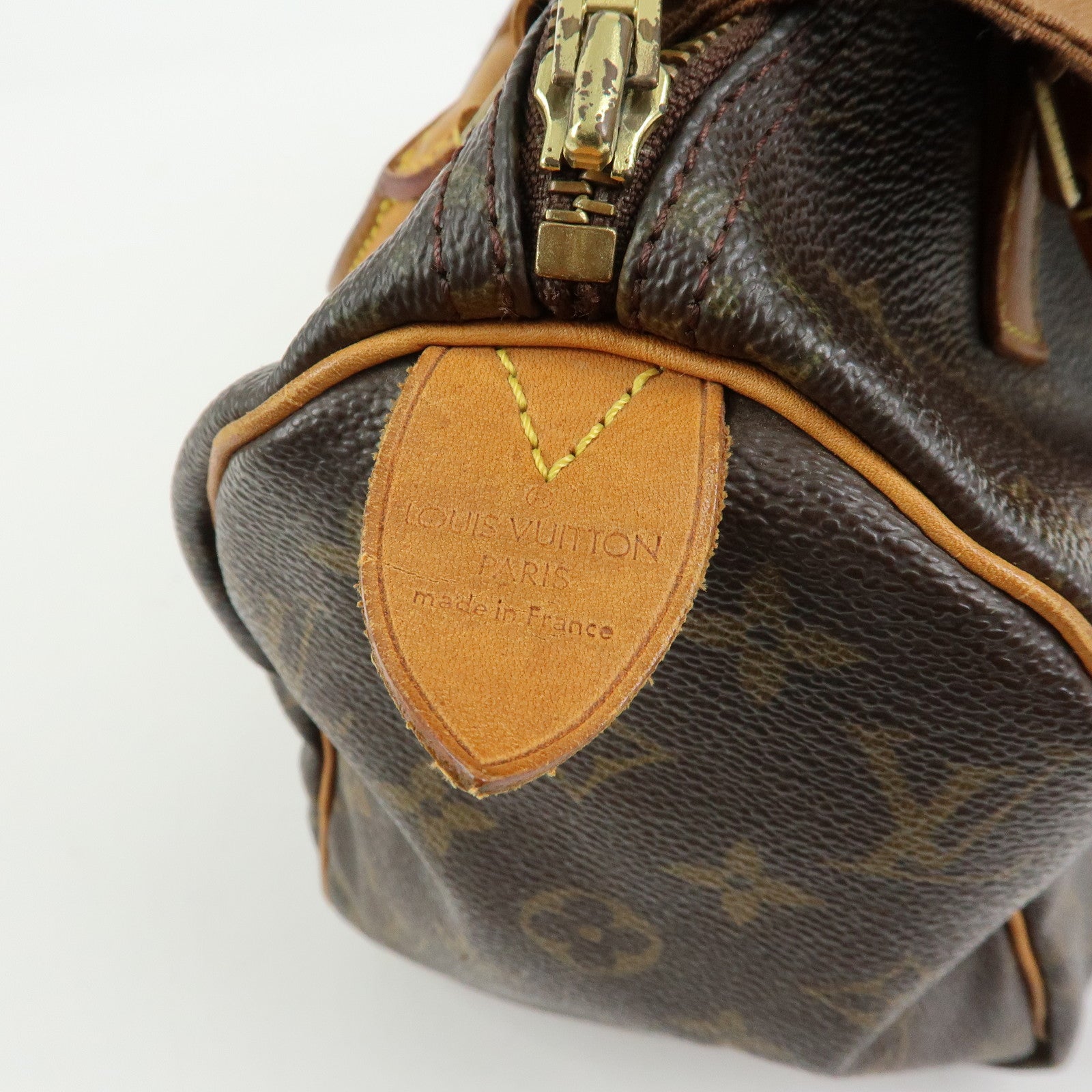 Louis Vuitton Monogram Speedy 25 Boston Bag Hand Bag Brown M41528
