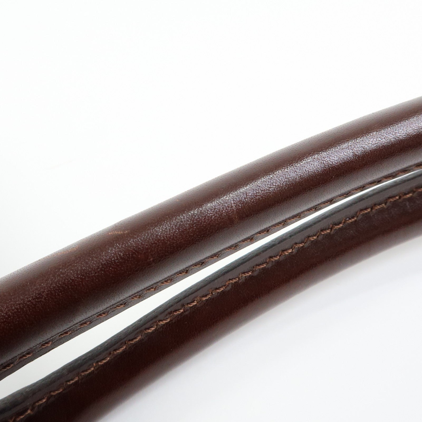 FENDI Zucca Canvas Leather Tote Bag Shoulder Bag Brown 16329