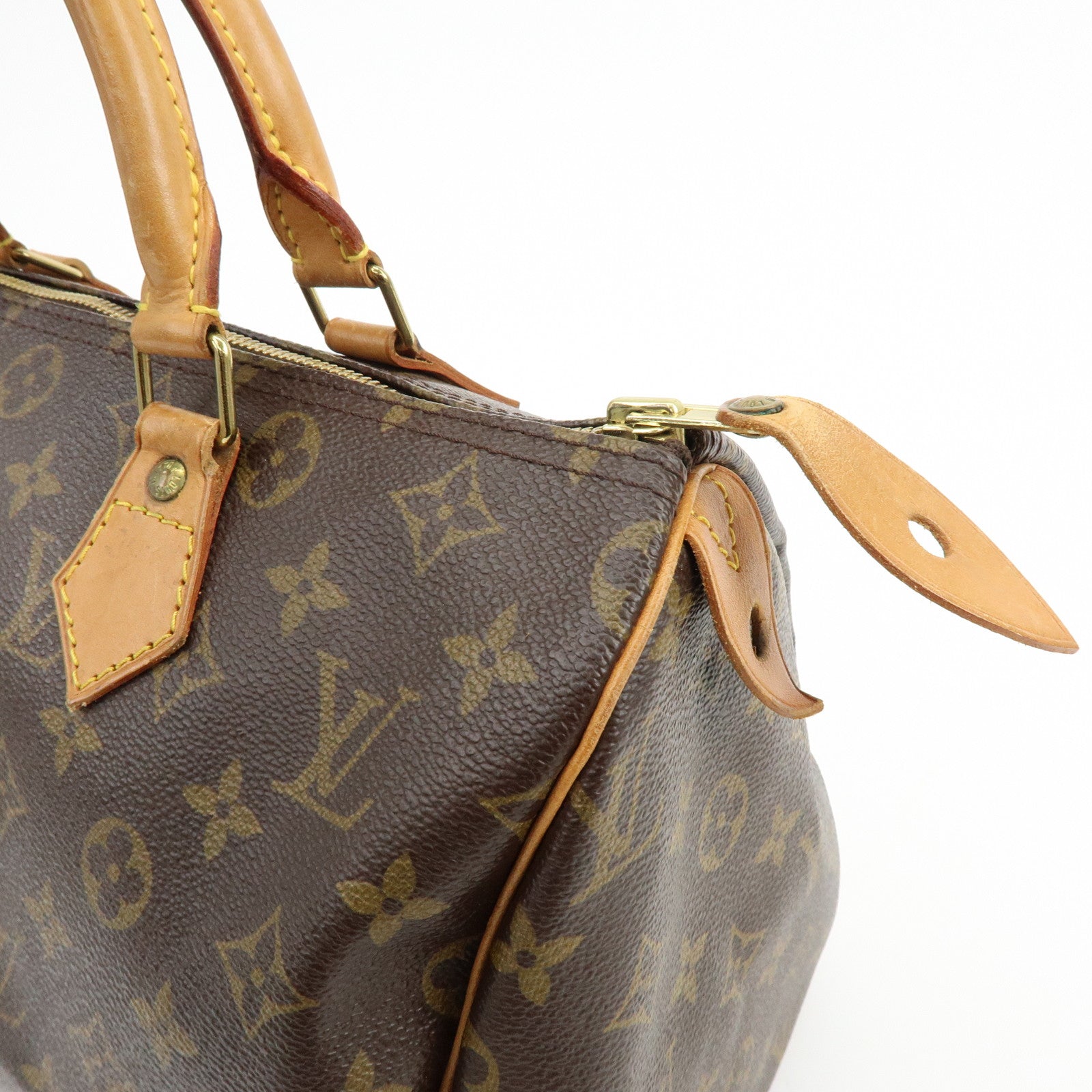 Louis Vuitton Monogram Speedy 30 Boston Bag Hand Bag Brown M41526
