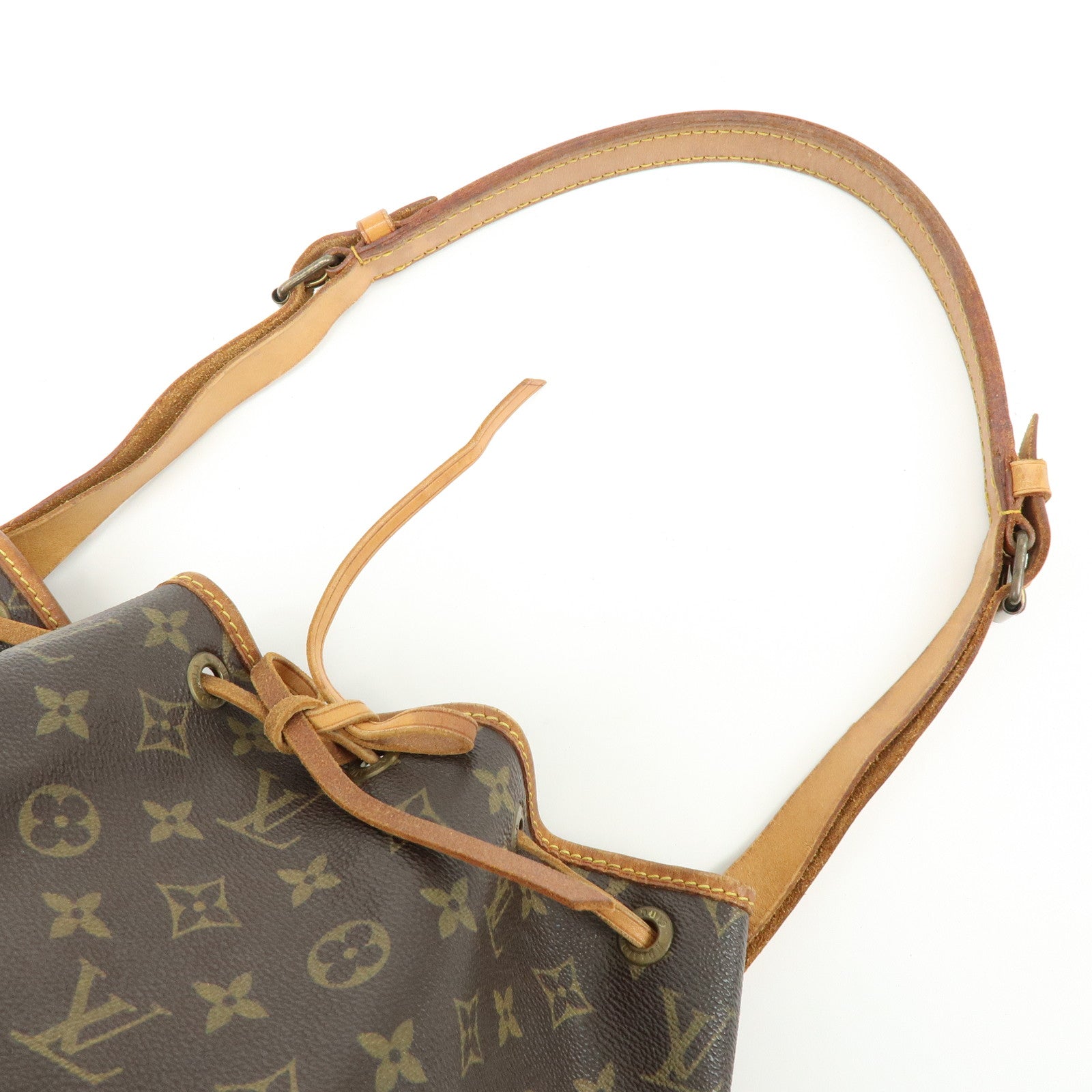 Louis Vuitton Monogram Petit Noe Shoulder Bag Brown M42226