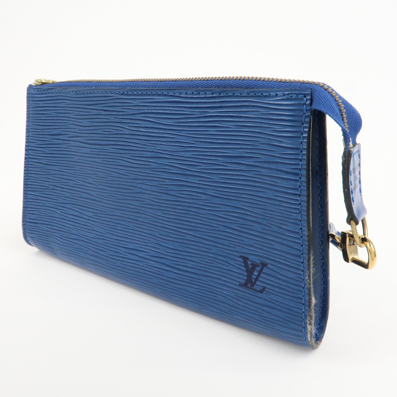 Louis Vuitton Epi Pochette Accessoires Pouch Toledo Blue M52945