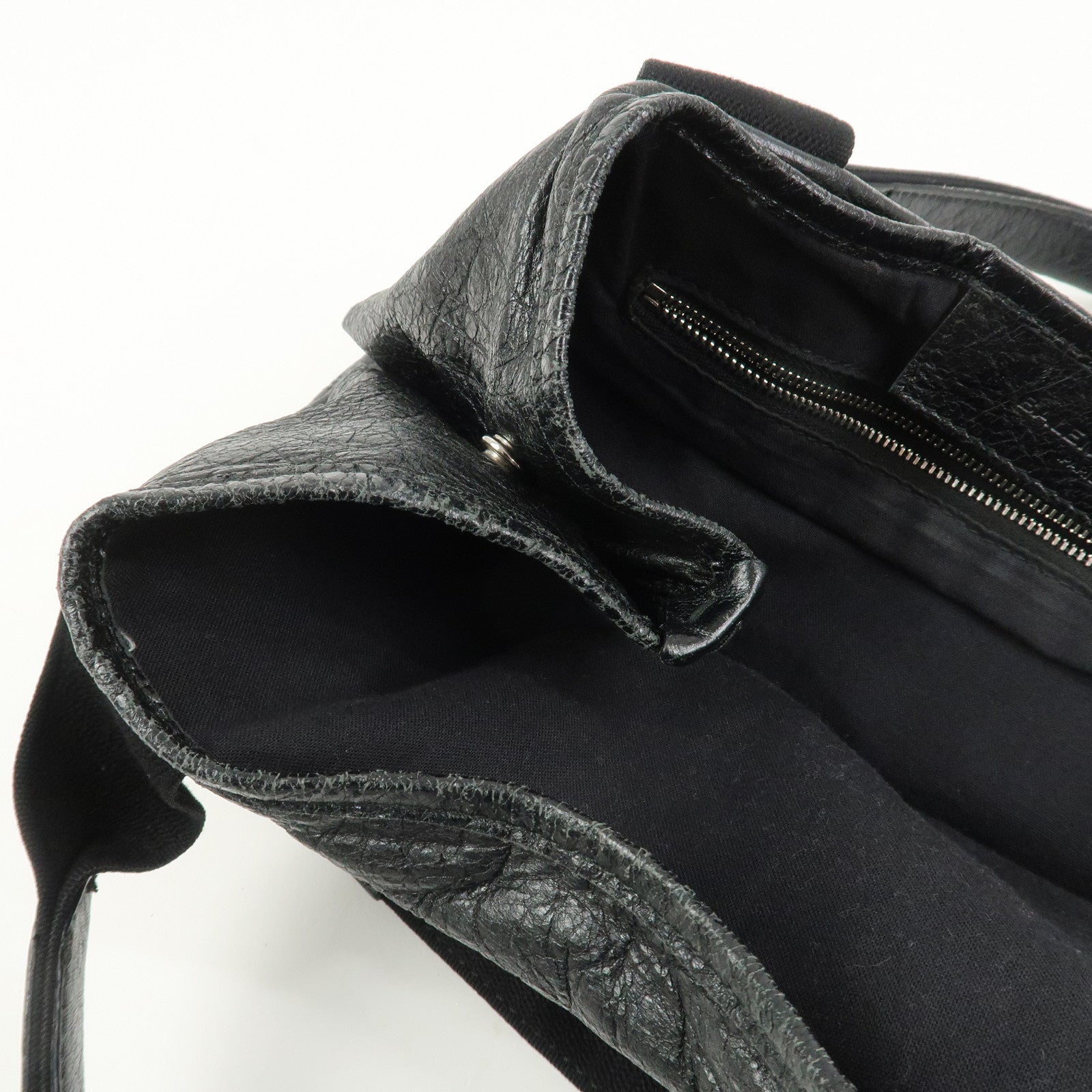BALENCIAGA Exclusive Line Leather Black 339933