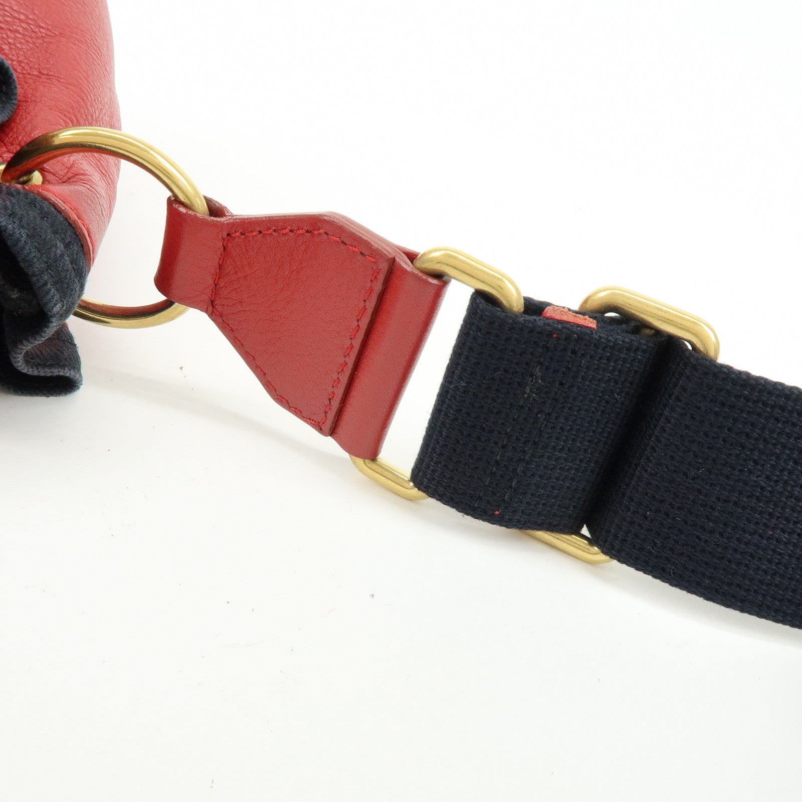 SAINT LAURENT PARIS Muse Two Leather Shoulder Bag Red 265707