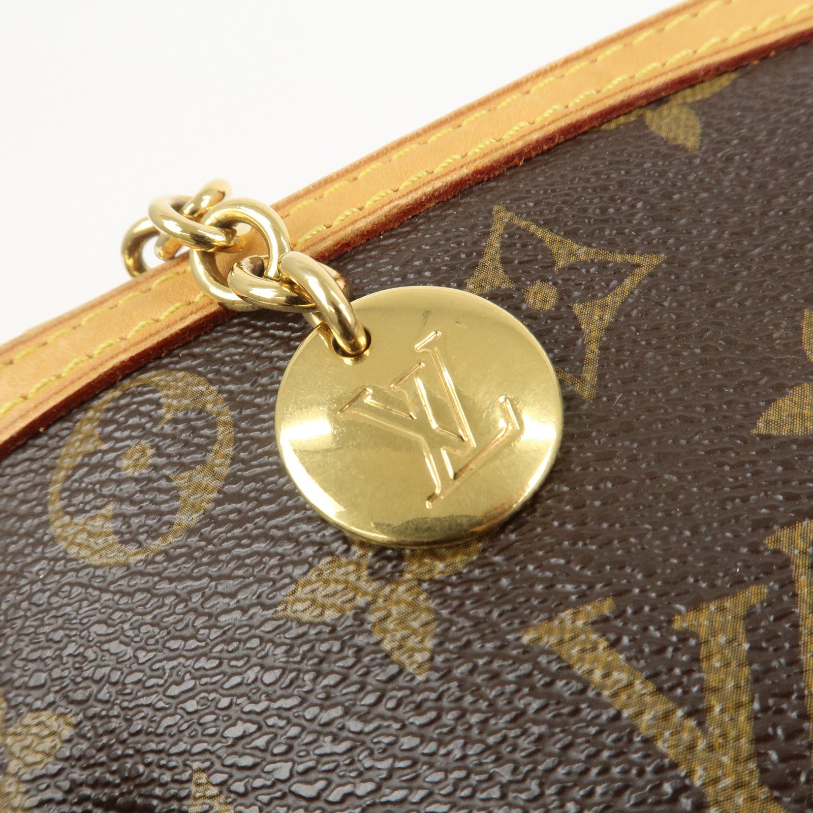 Louis Vuitton Monogram Palermo PM 2Way Bag Hand Bag Brown M40145