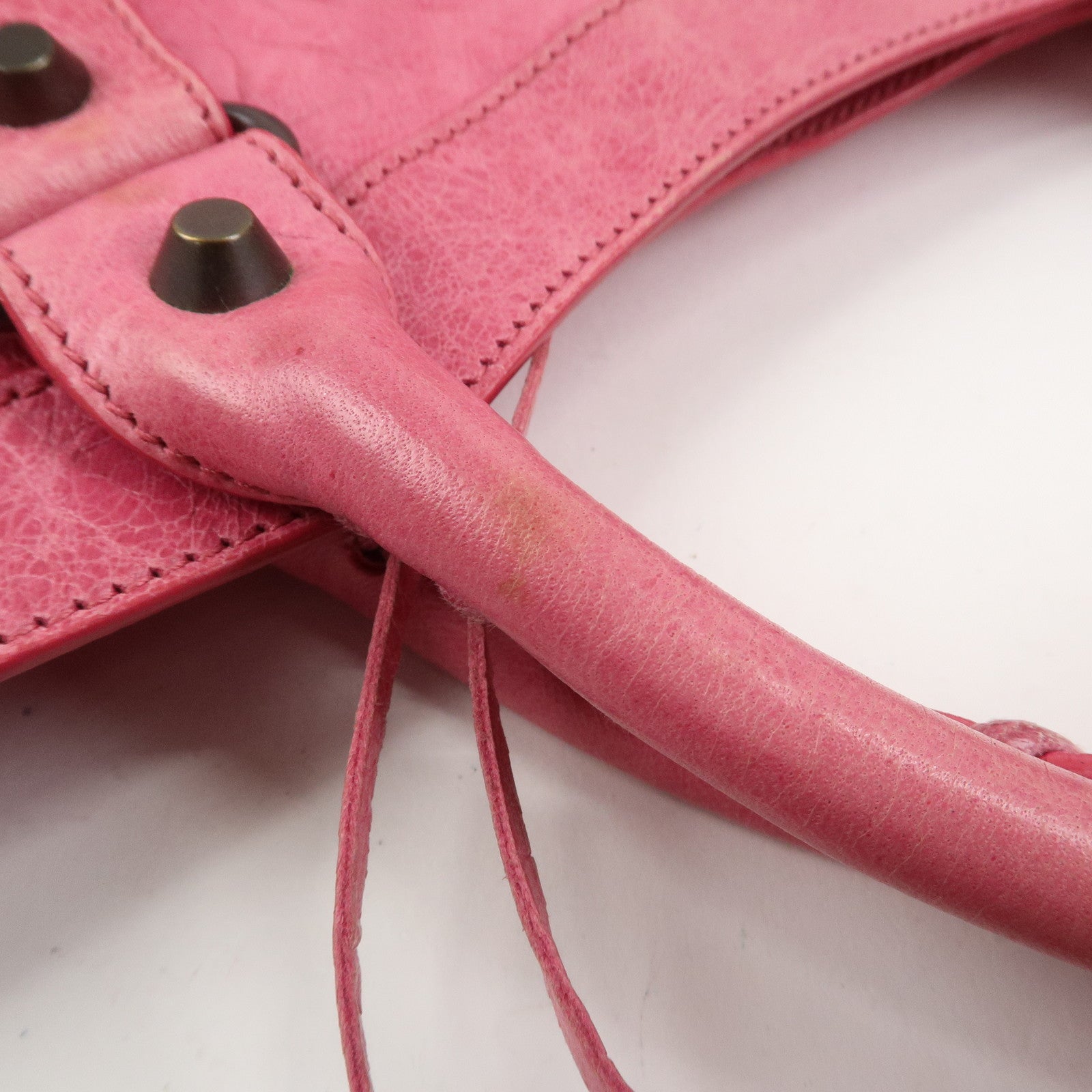 BALENCIAGA The City Leather 2Way Bag Hand Bag Shoulder Bag 115748