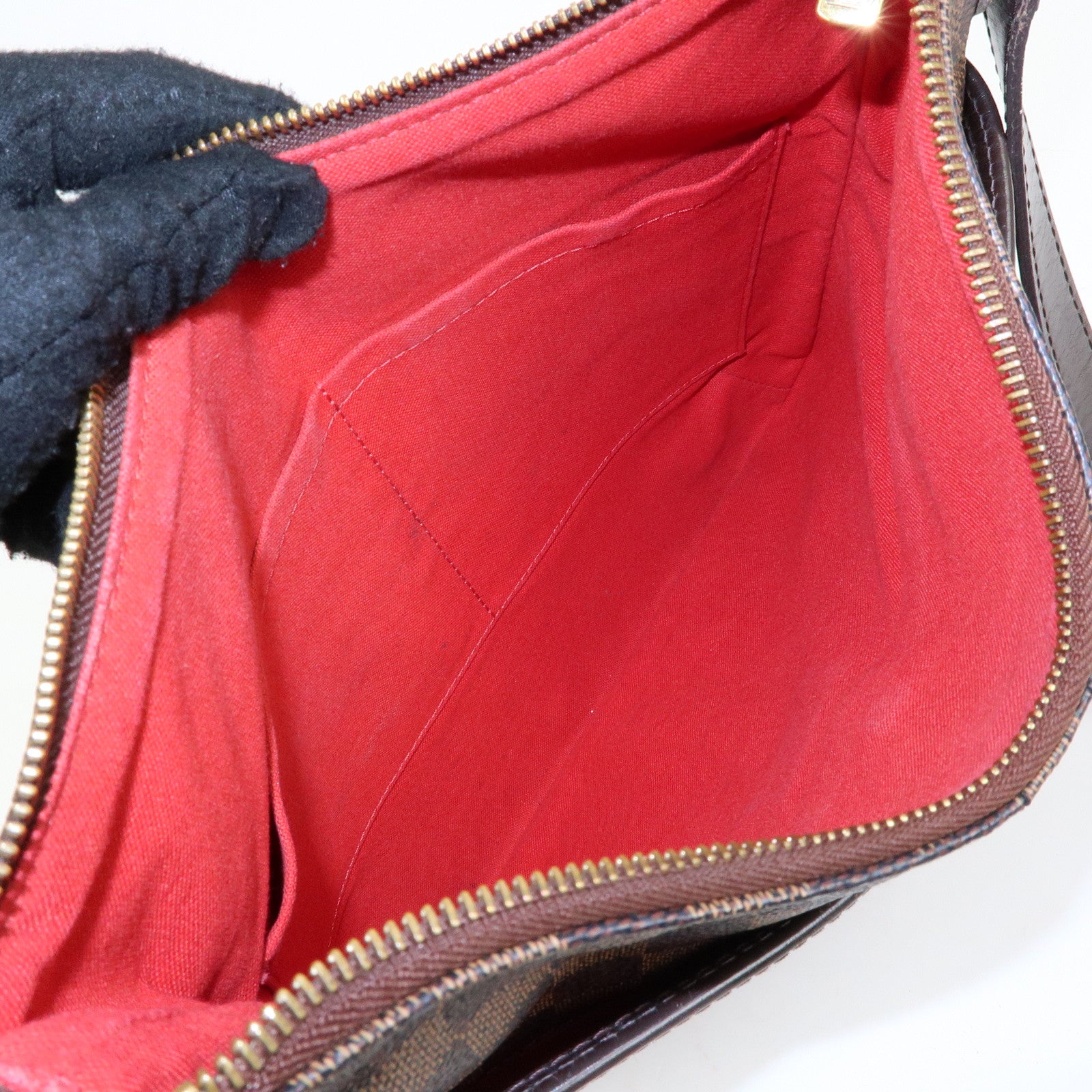 Louis Vuitton Damier Bloomsbury PM Shoulder Bag Brown N42251