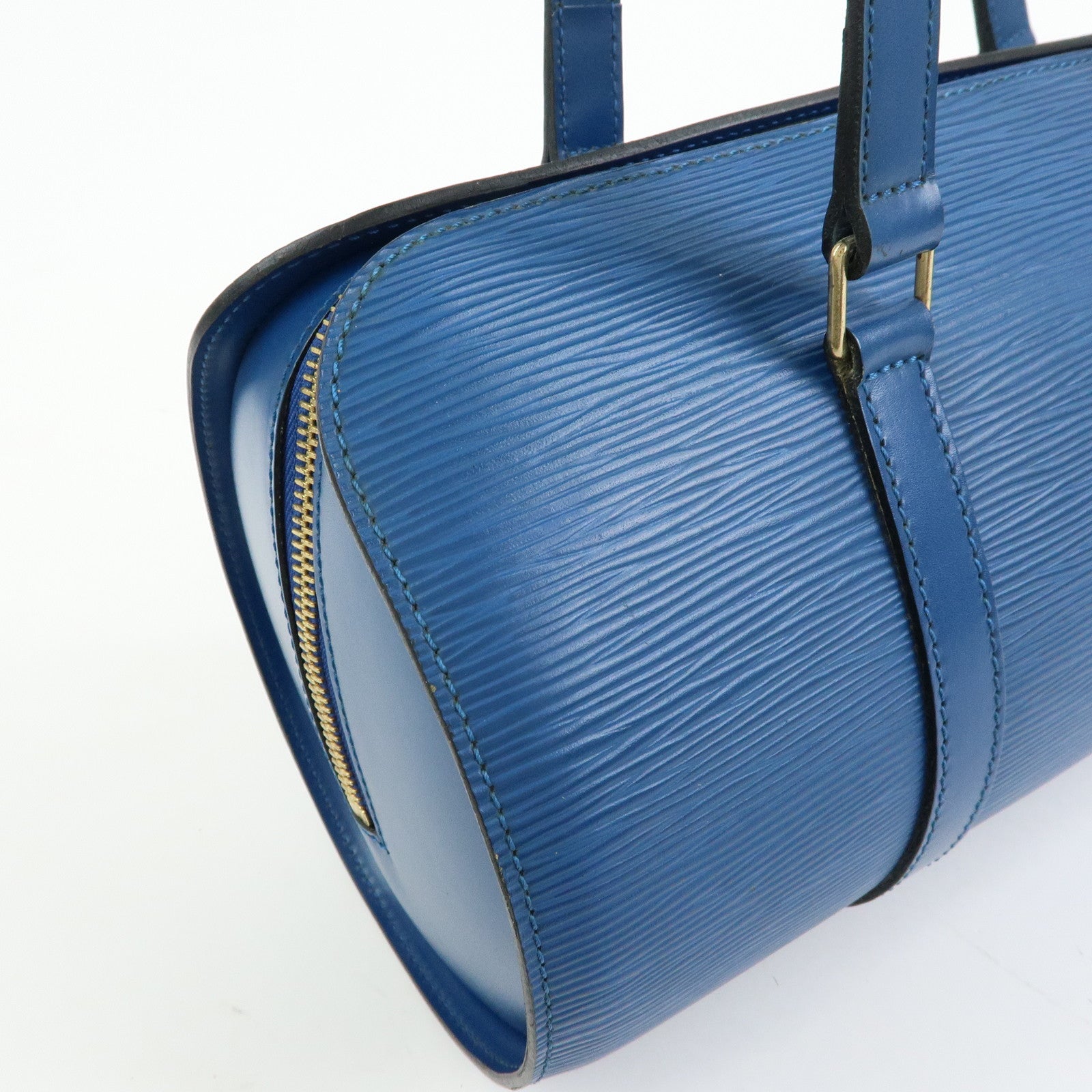 Louis Vuitton Epi Soufflot Shoulder Bag Hand Bag Toledo Blue M52225