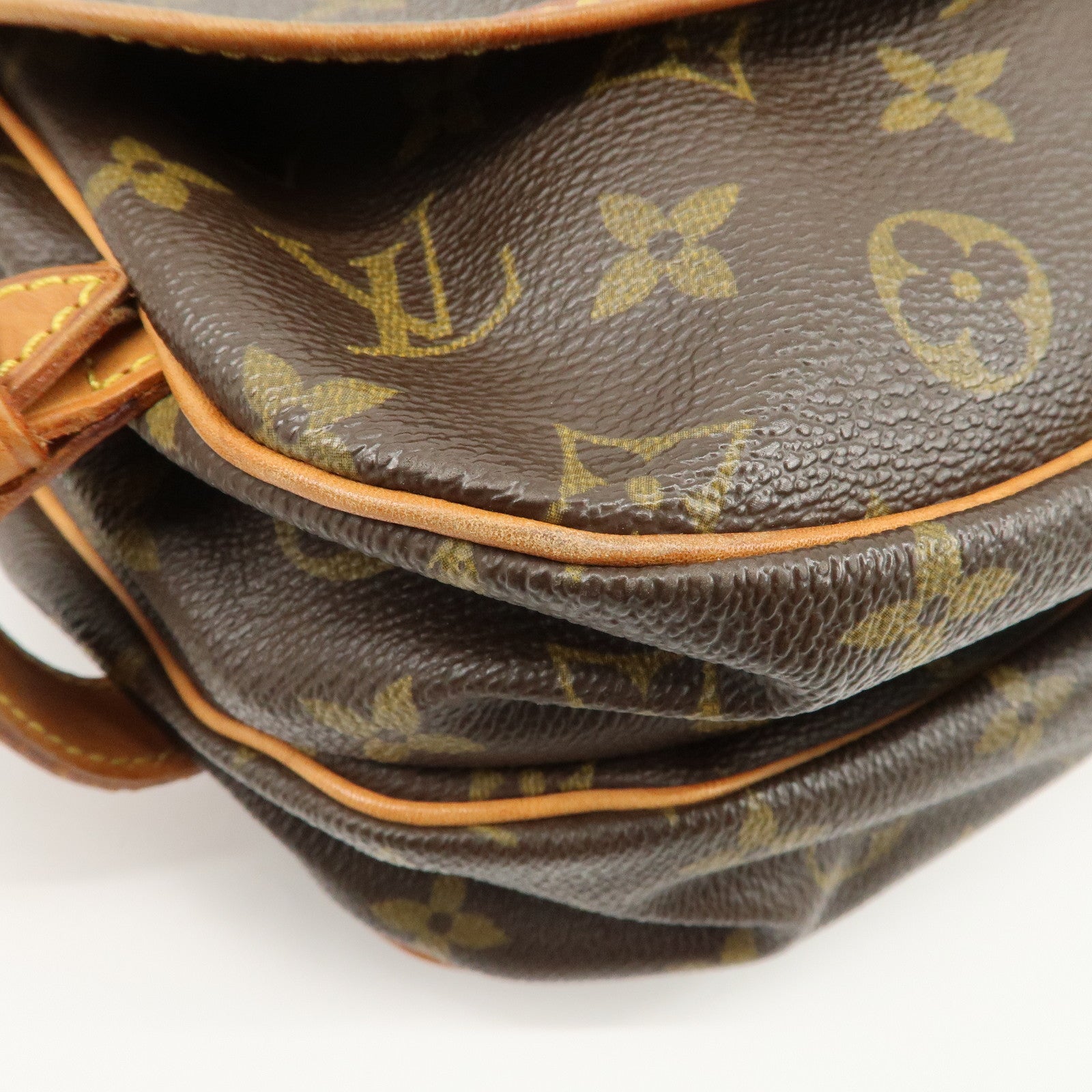 Louis Vuitton Monogram Saumur 30 Shoulder Bag Brown M42256 Used