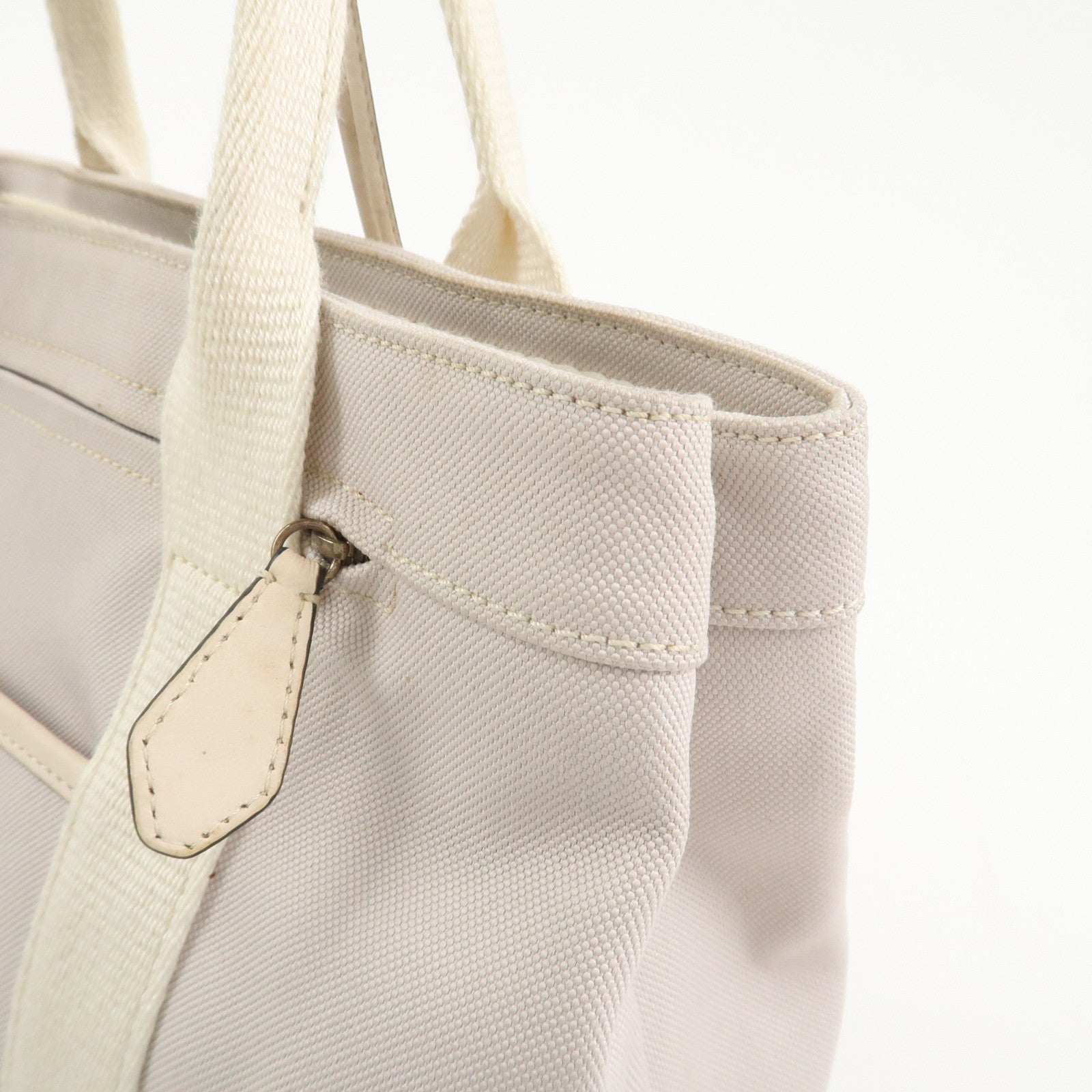 LOEWE Anagram Logo Canvas 2WAY Bag Shoulder Bag Hand Bag Gray