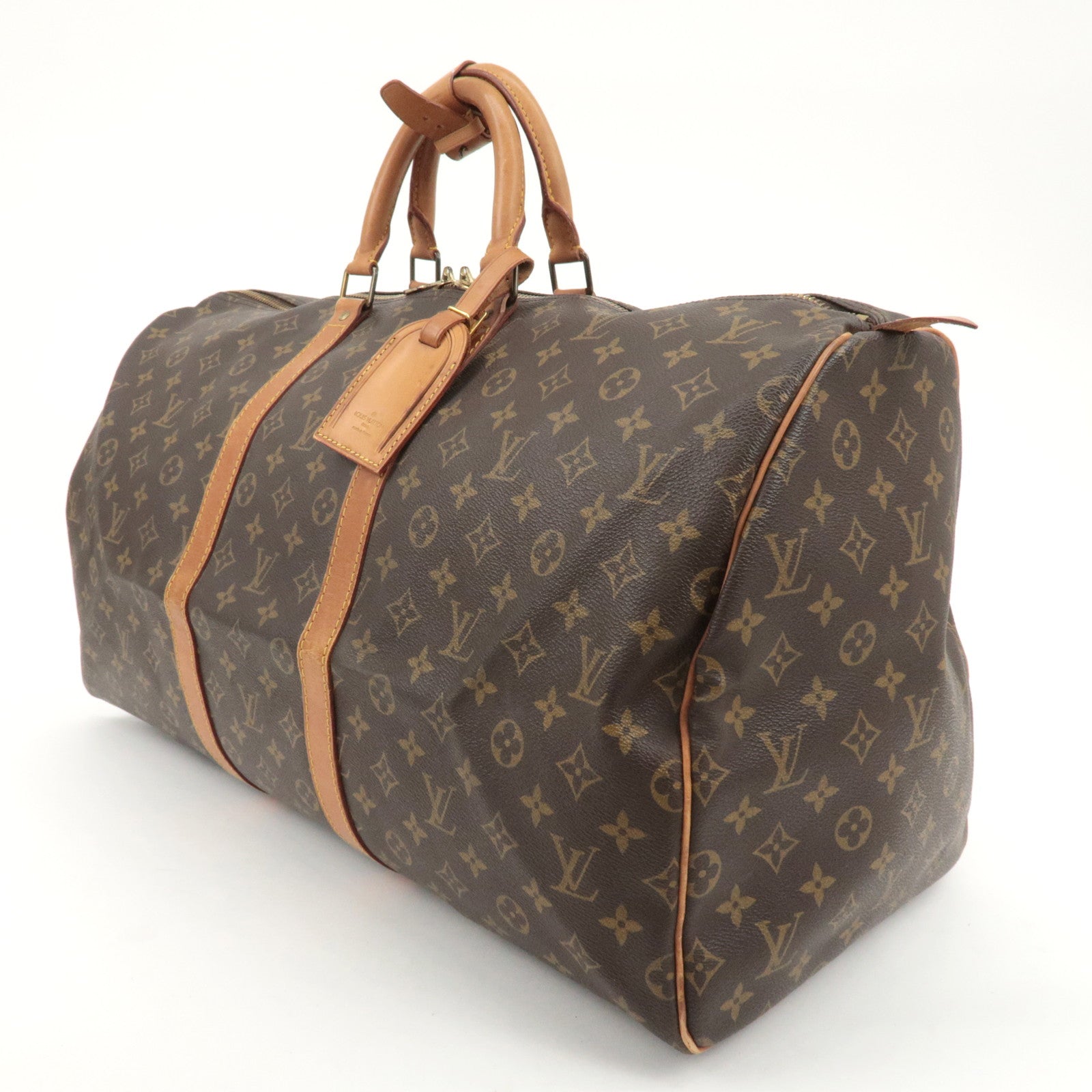 Louis Vuitton Monogram Keep All 55 Boston Bag Travel Bag M41424 Used