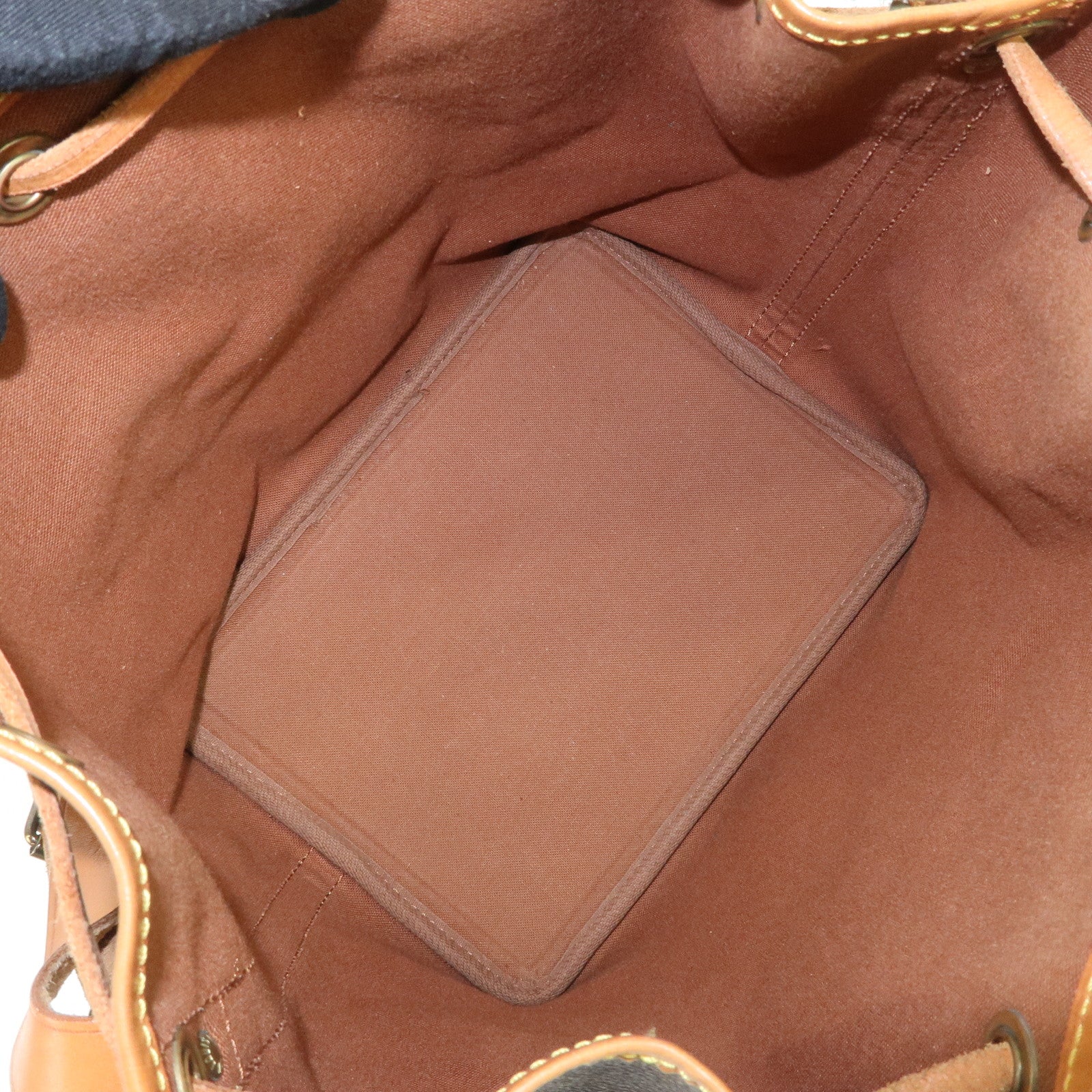 Louis Vuitton Monogram Petit Noe Shoulder Bag Brown M42226