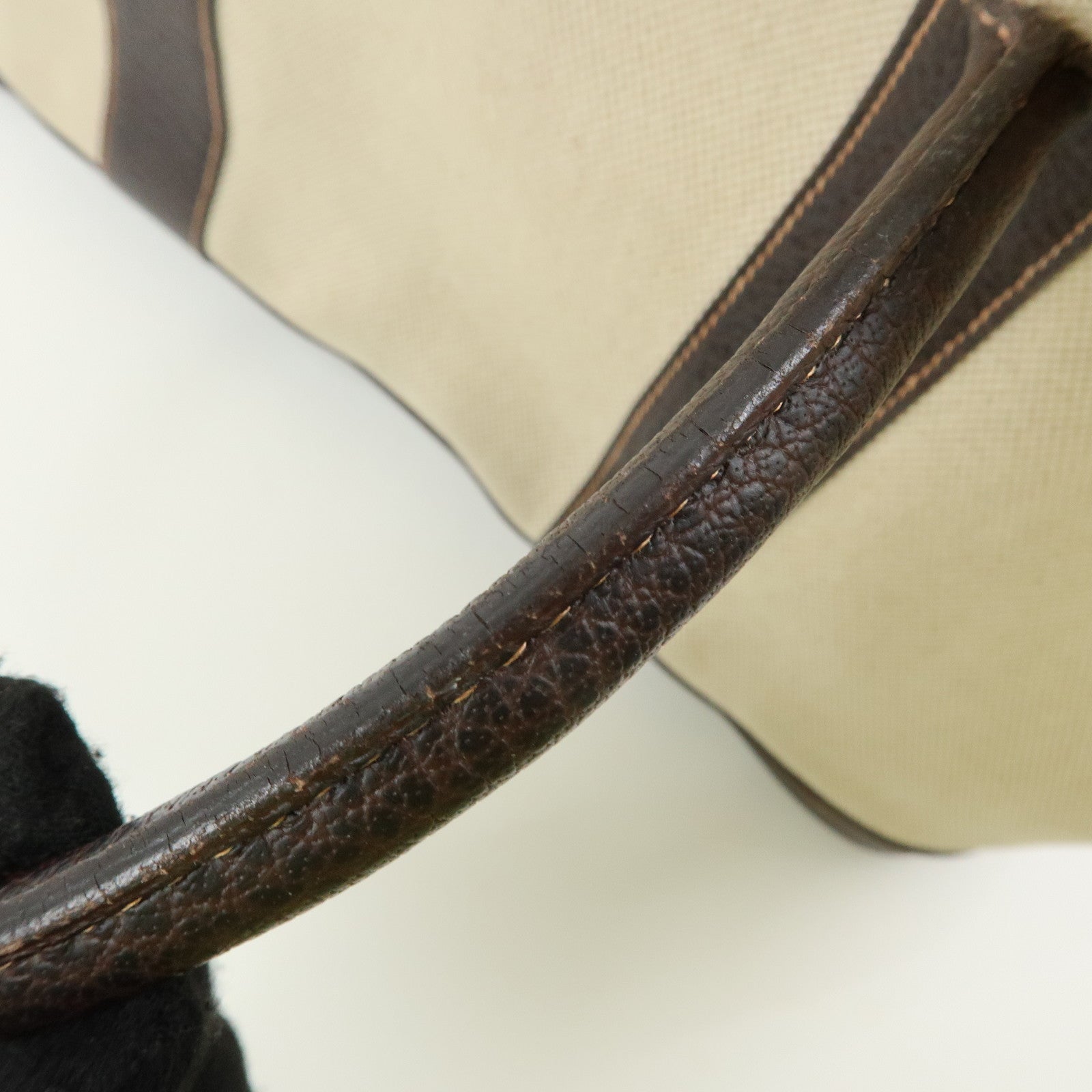 HERMES Garden Party PM Toile Ash Leather I Stamped Tote Bag Natural