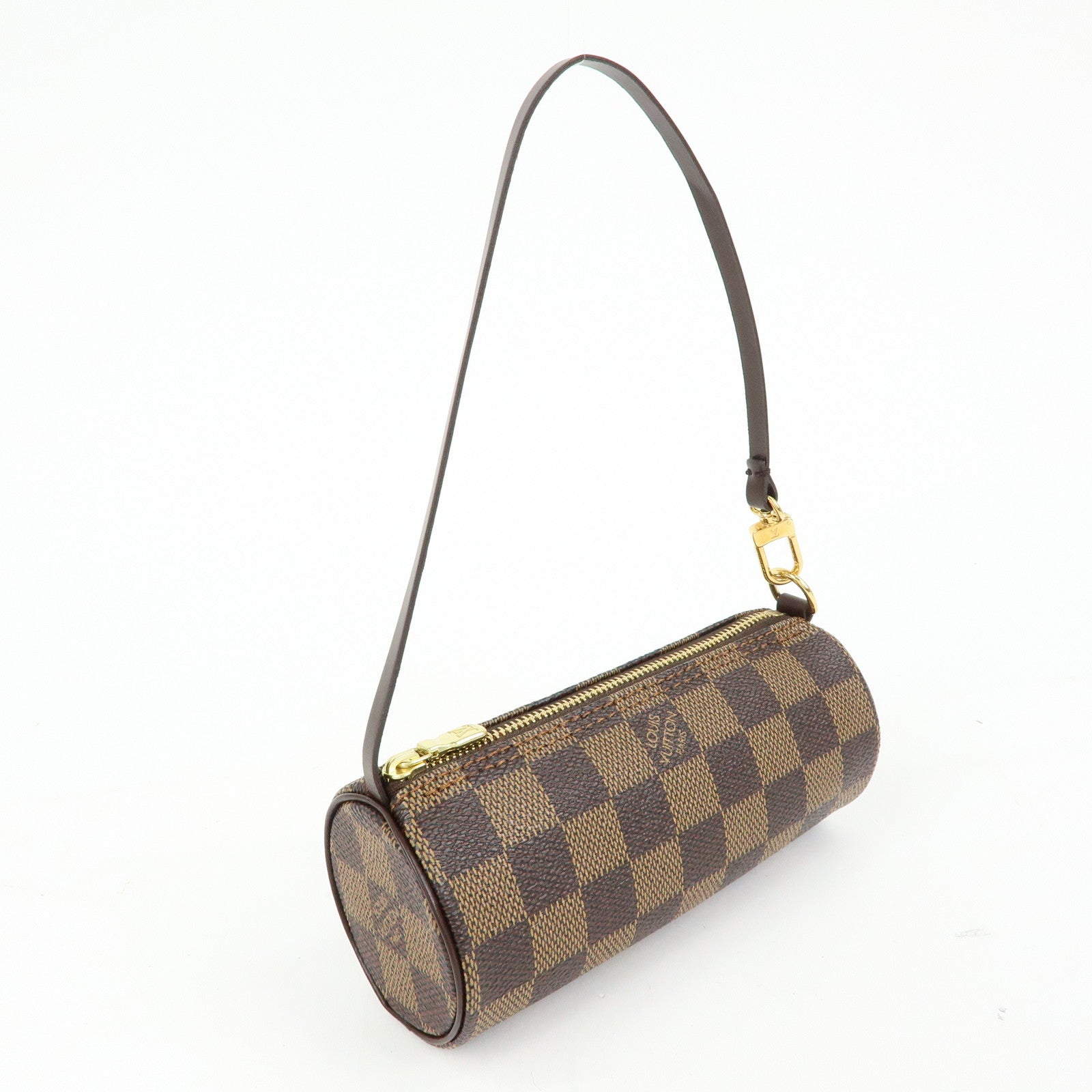 Louis Vuitton Damier Ebene Mini Pouch for Papillon Bag Brown
