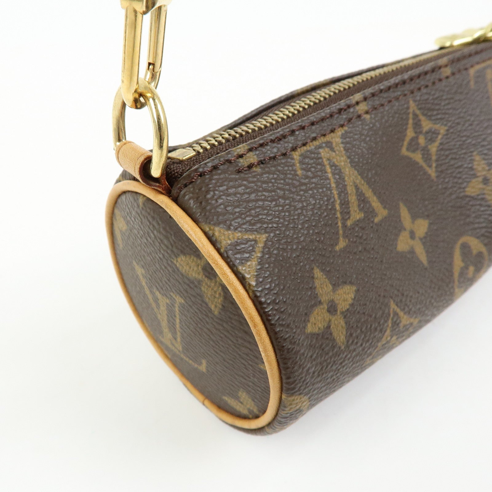 Louis Vuitton Monogram Canvas Leather Mini Pouch for Papillon Bag