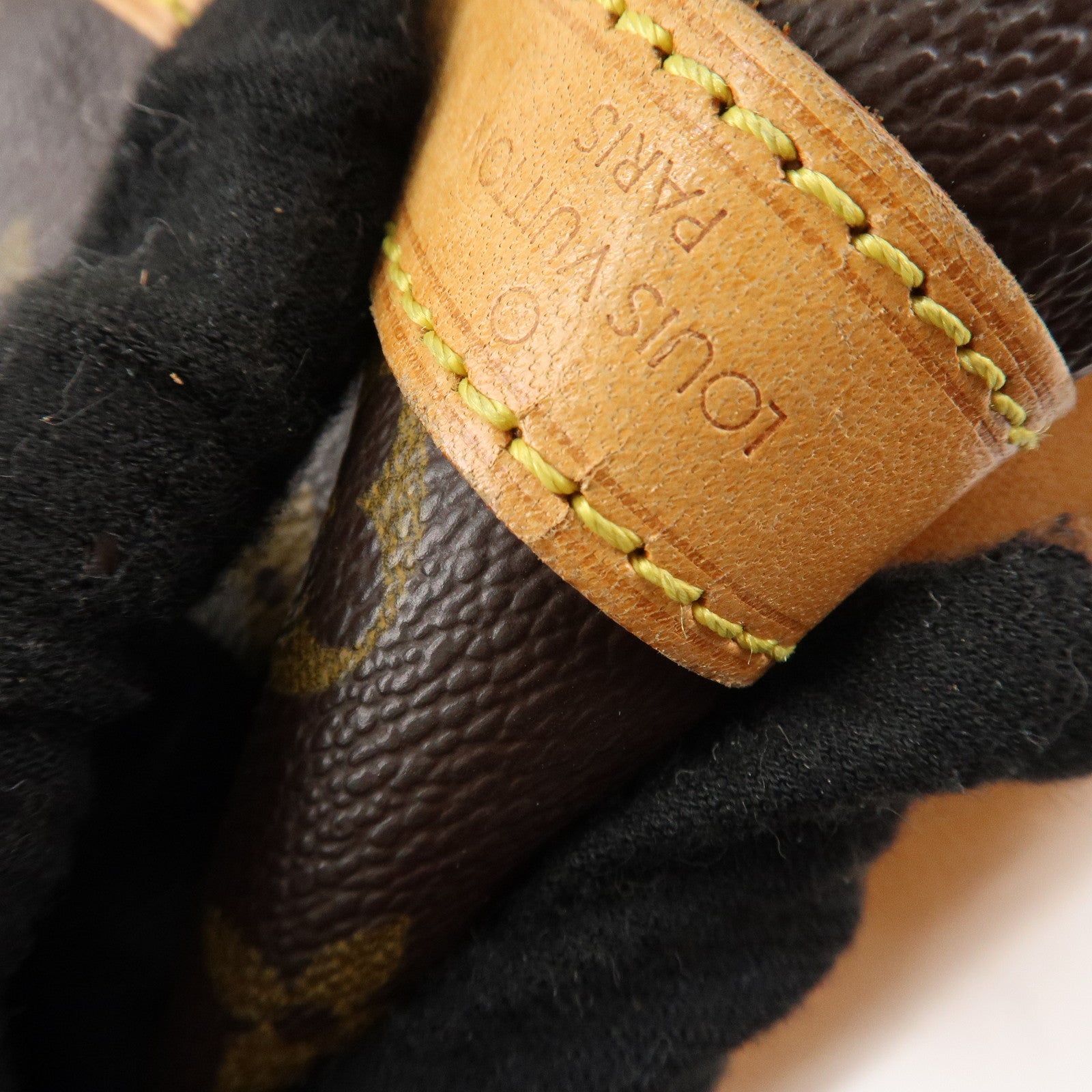 Louis Vuitton Monogram Canvas Petit Noe Shoulder Bag Brown M42226 Used