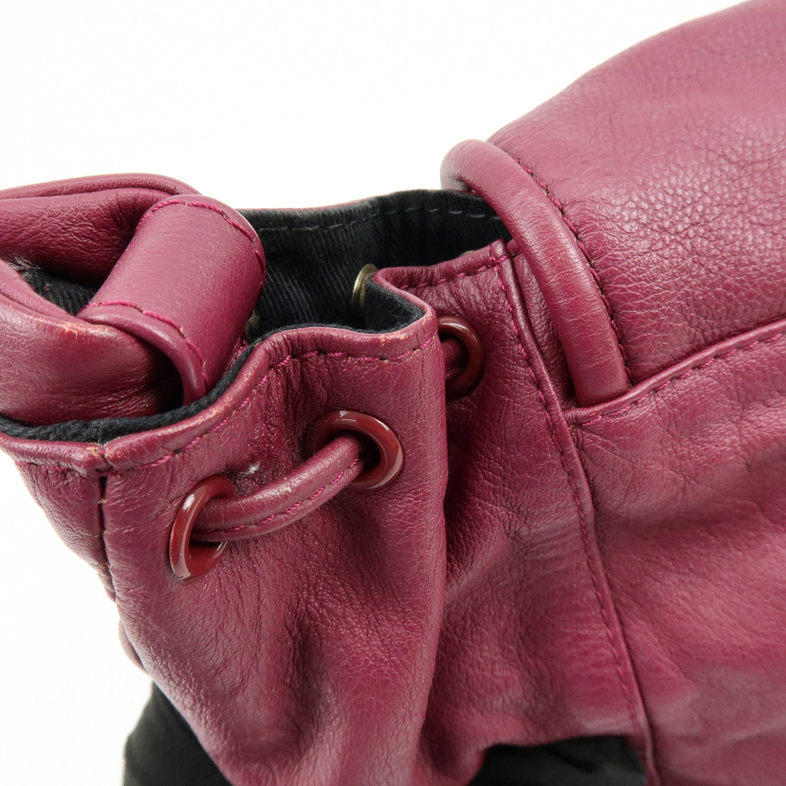Chloe See By Chloe Leather Shoulder Bag Crossbody Bag Bordeaux