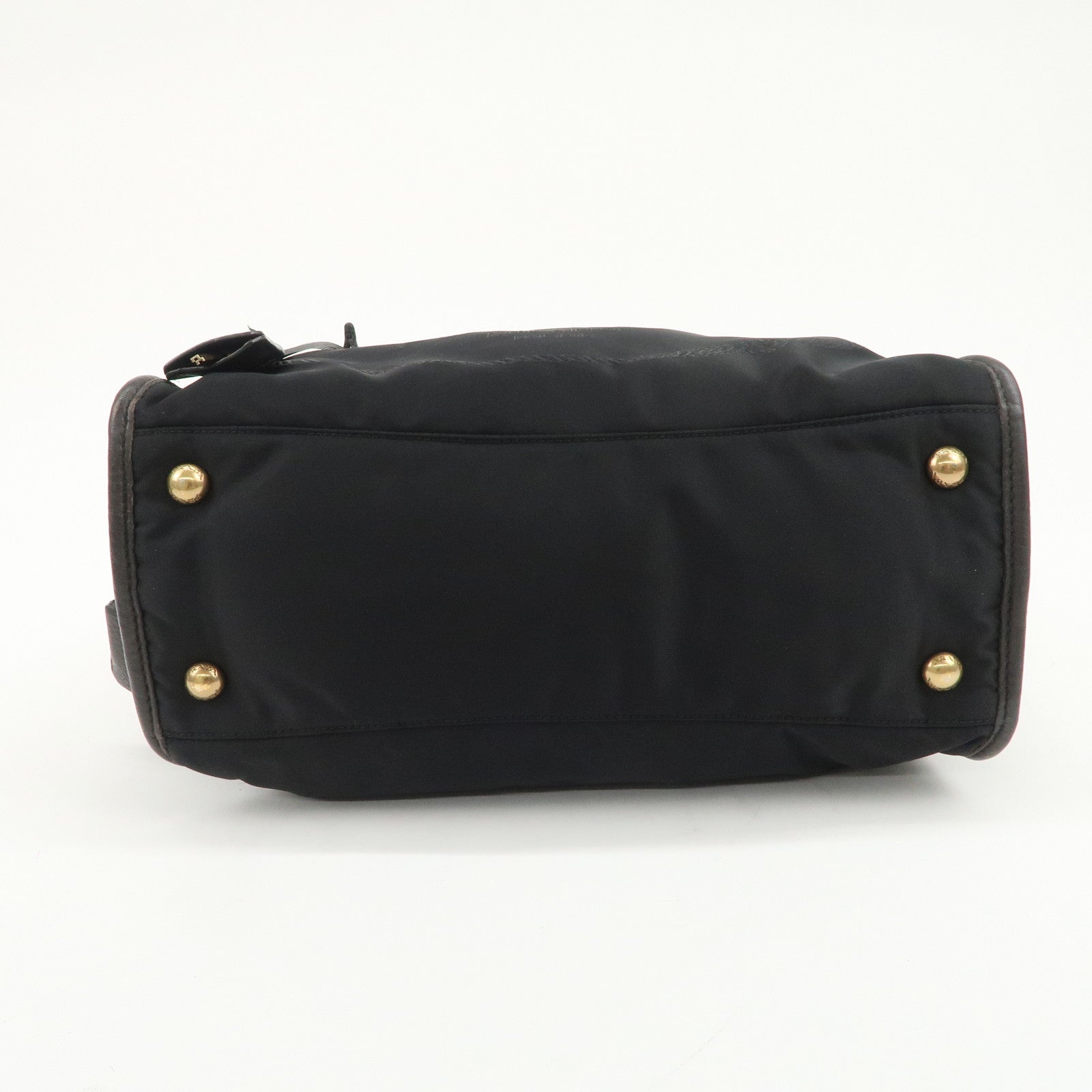 PRADA Nylon Jacquard Leather 2Way Bag Boston Shoulder Bag BL0769