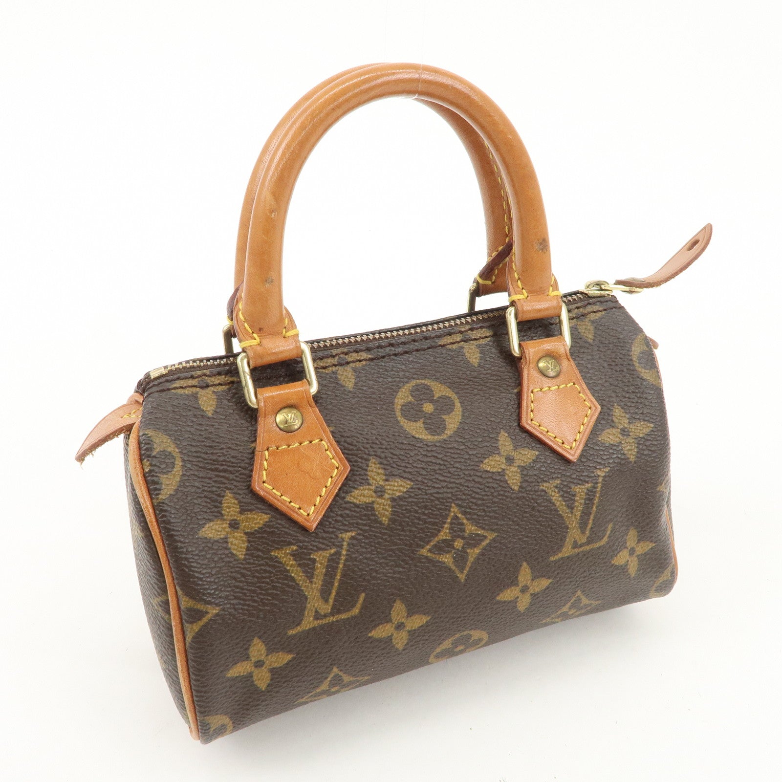 Louis Vuitton Monogram Mini Speedy Hand Bag M41534 Used
